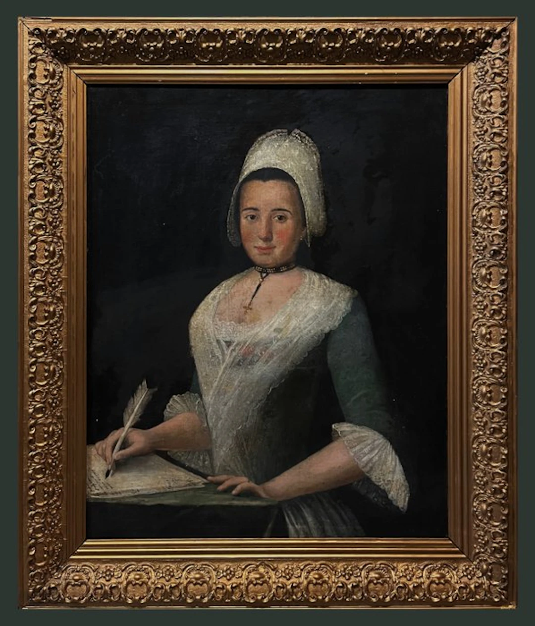 École Française (c. 1750) - Portrait de Madame Françoise Savoye
