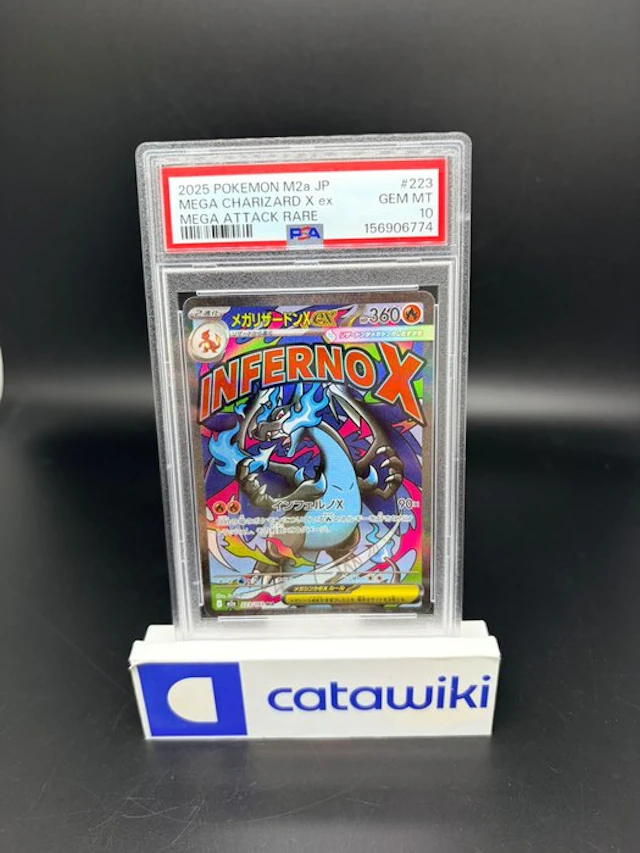 Pokémon - 1 Graded card - Mega Charizard X ex - 223/193...