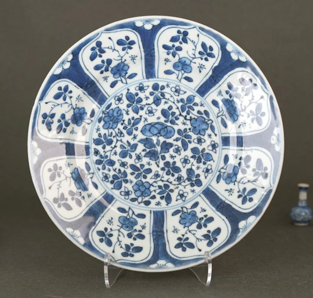 Kangxi (1662-1722) - Plate - Peonies