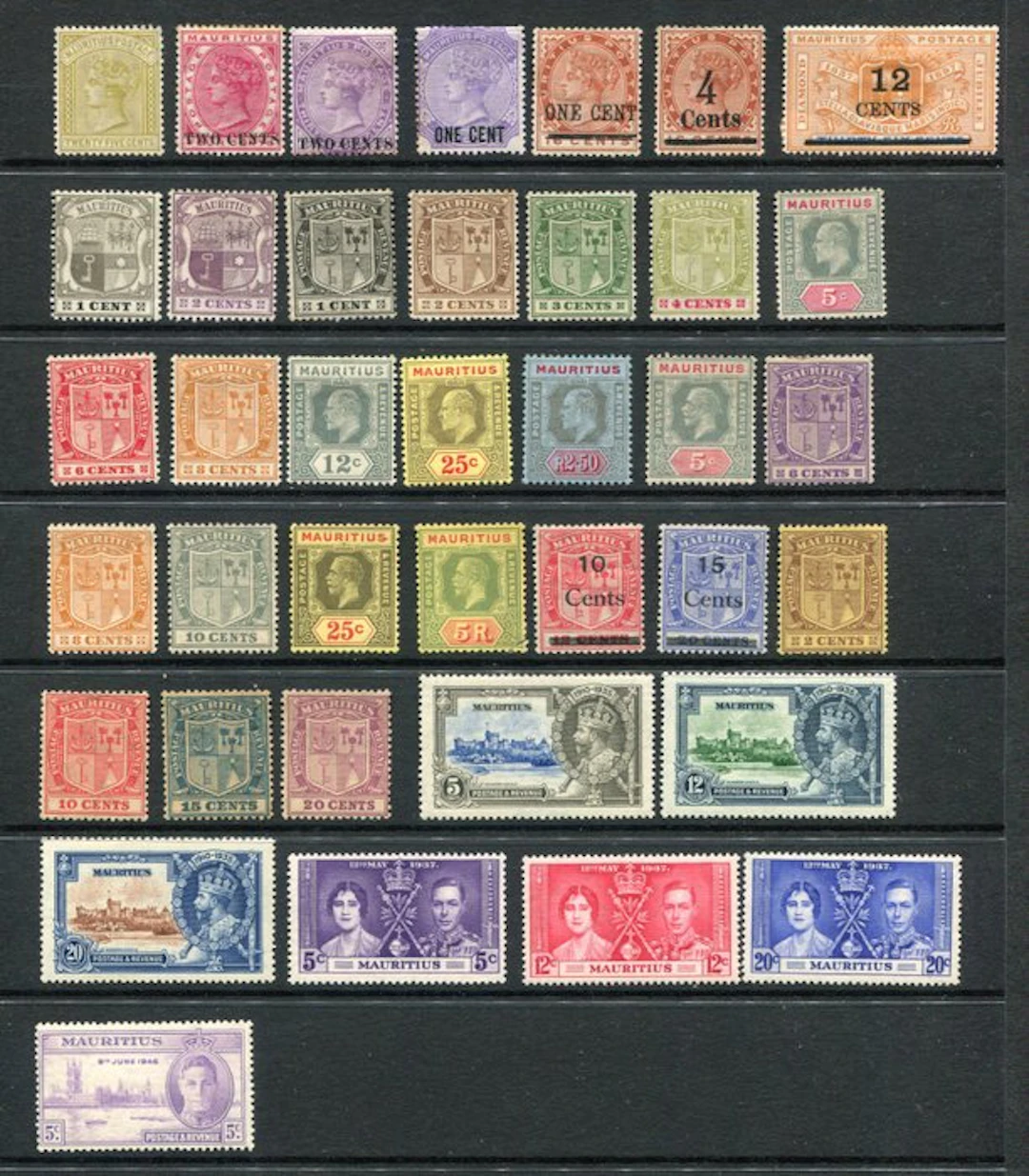 Mauritius - MAURITIUS Old QV to QEII M&U Collection 225 Stamps