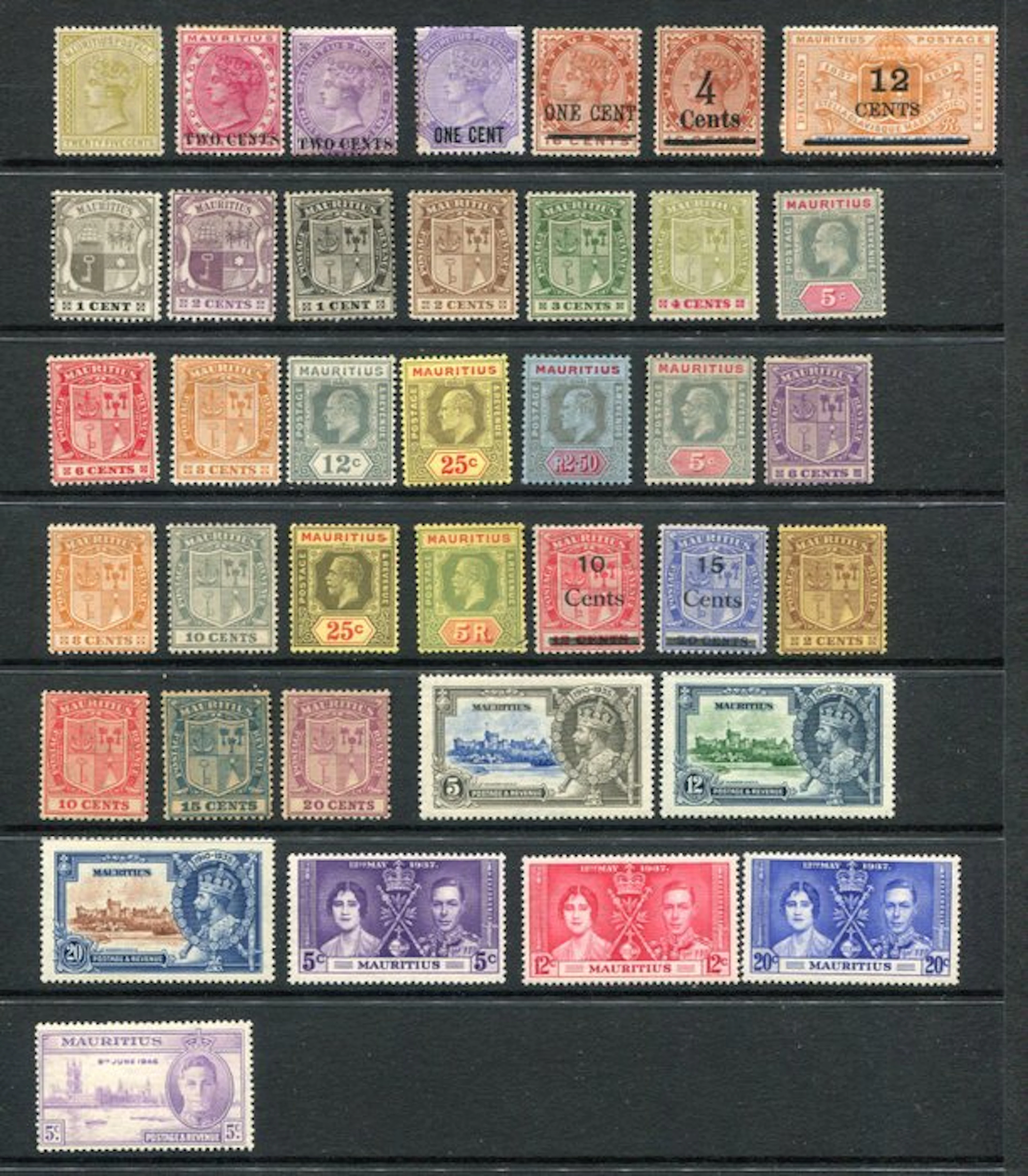 Mauritius - MAURITIUS Old QV to QEII M&U Collection 225 Stamps