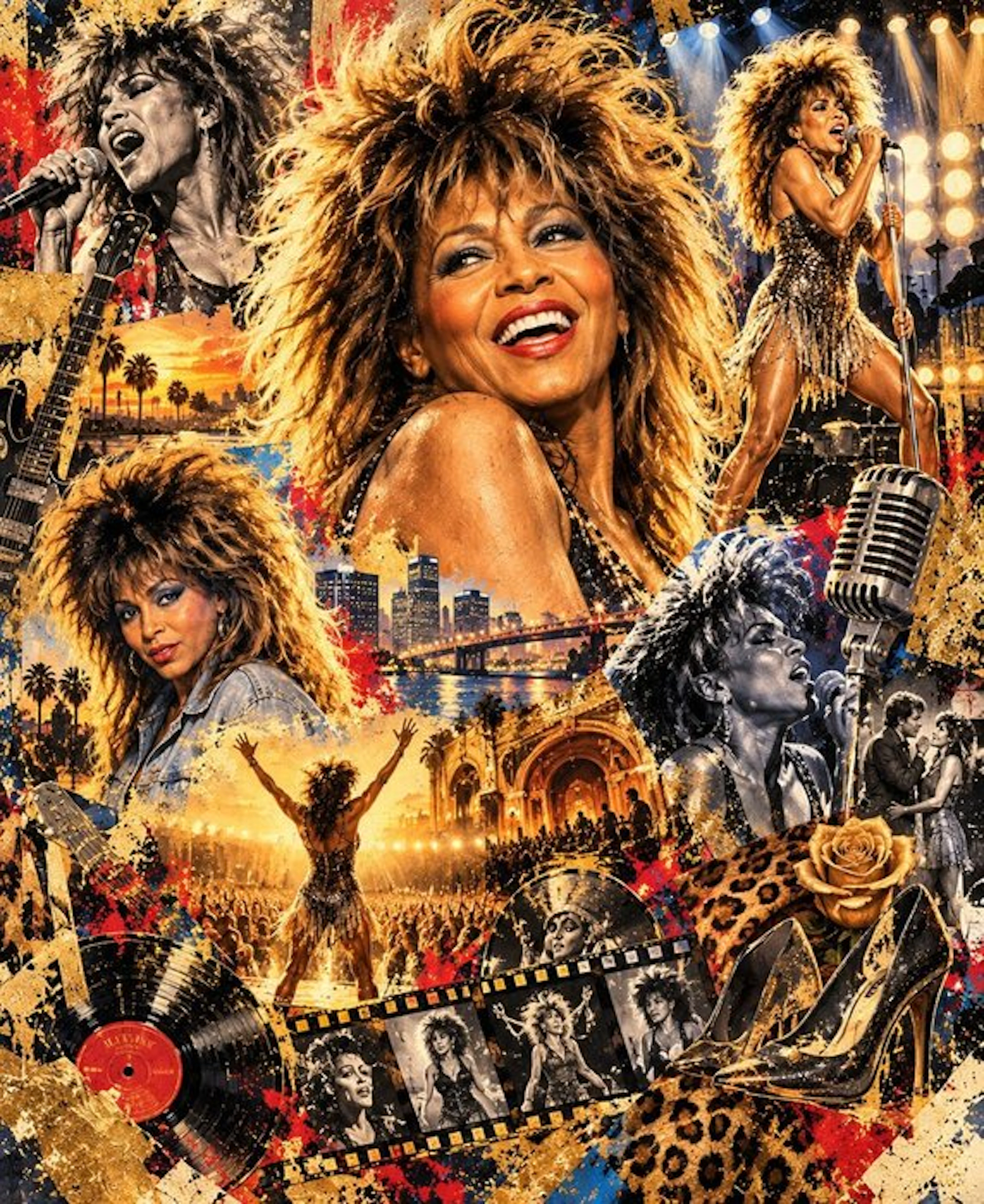New! Tina Turner V2 - 2026 - Fine Art High-Quality Giclée...