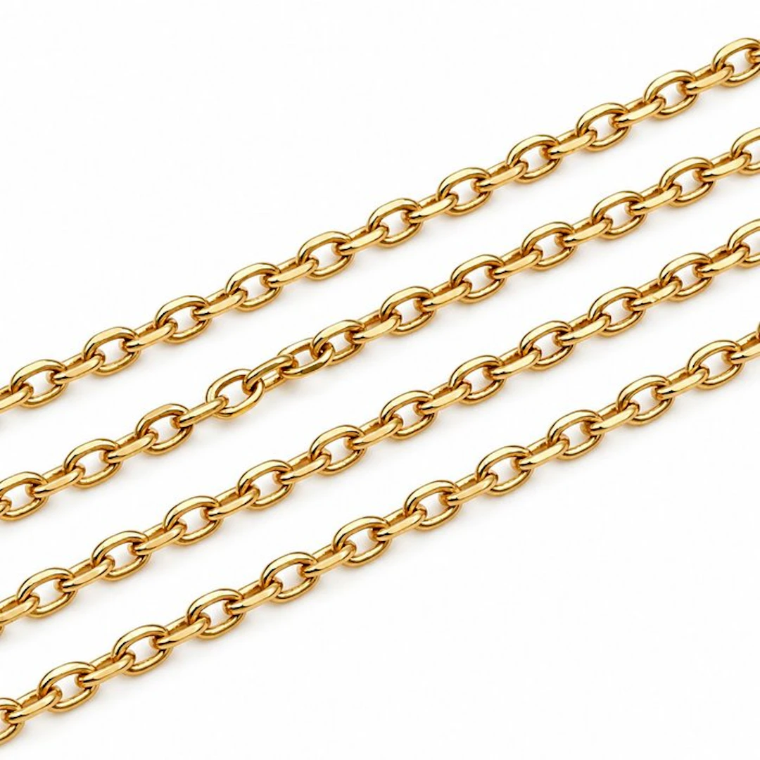 No reserve price - Necklace - 18 kt. Yellow gold - Made in Italy - Handmade