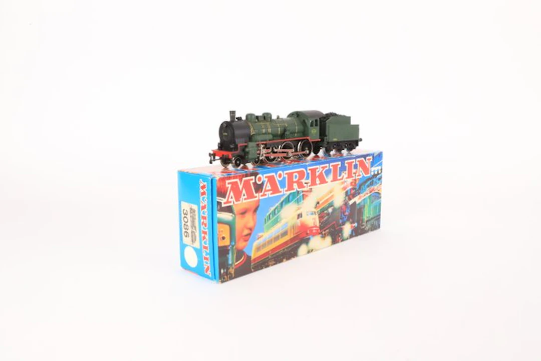 Märklin H0 - 3086 - Steam locomotive with tender (1) - Type 64 - NMBS