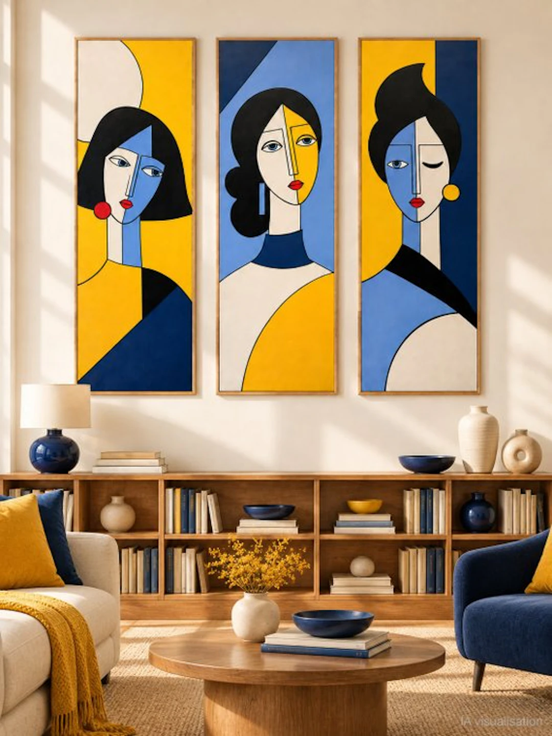 Marcel Mendez - Fragmented Face #145, 146, 147 -XL- ( No reserve )