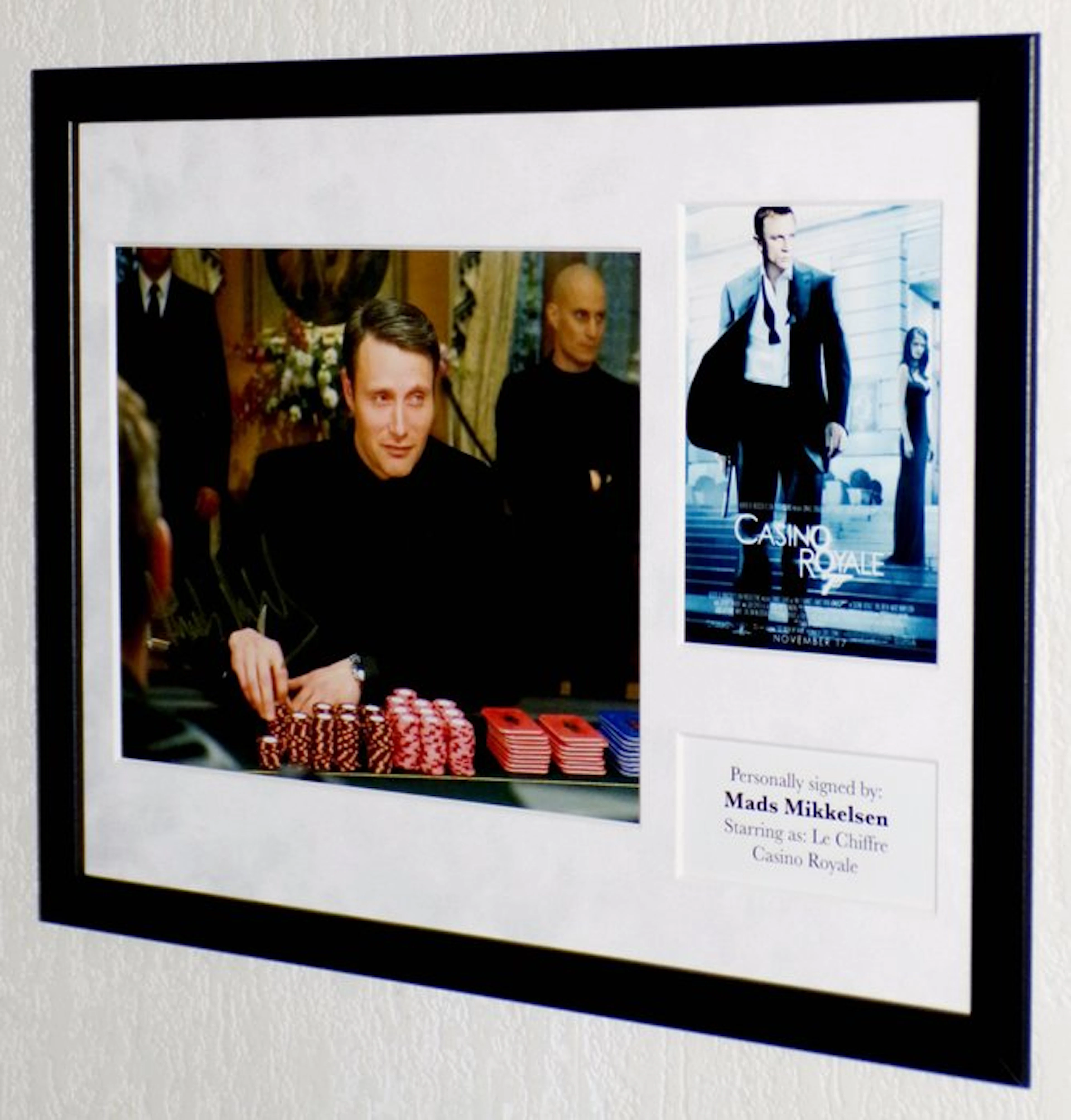 James Bond 007: Casino Royale - Mads Mikkelsen (Le Chiffre) Premium Framed