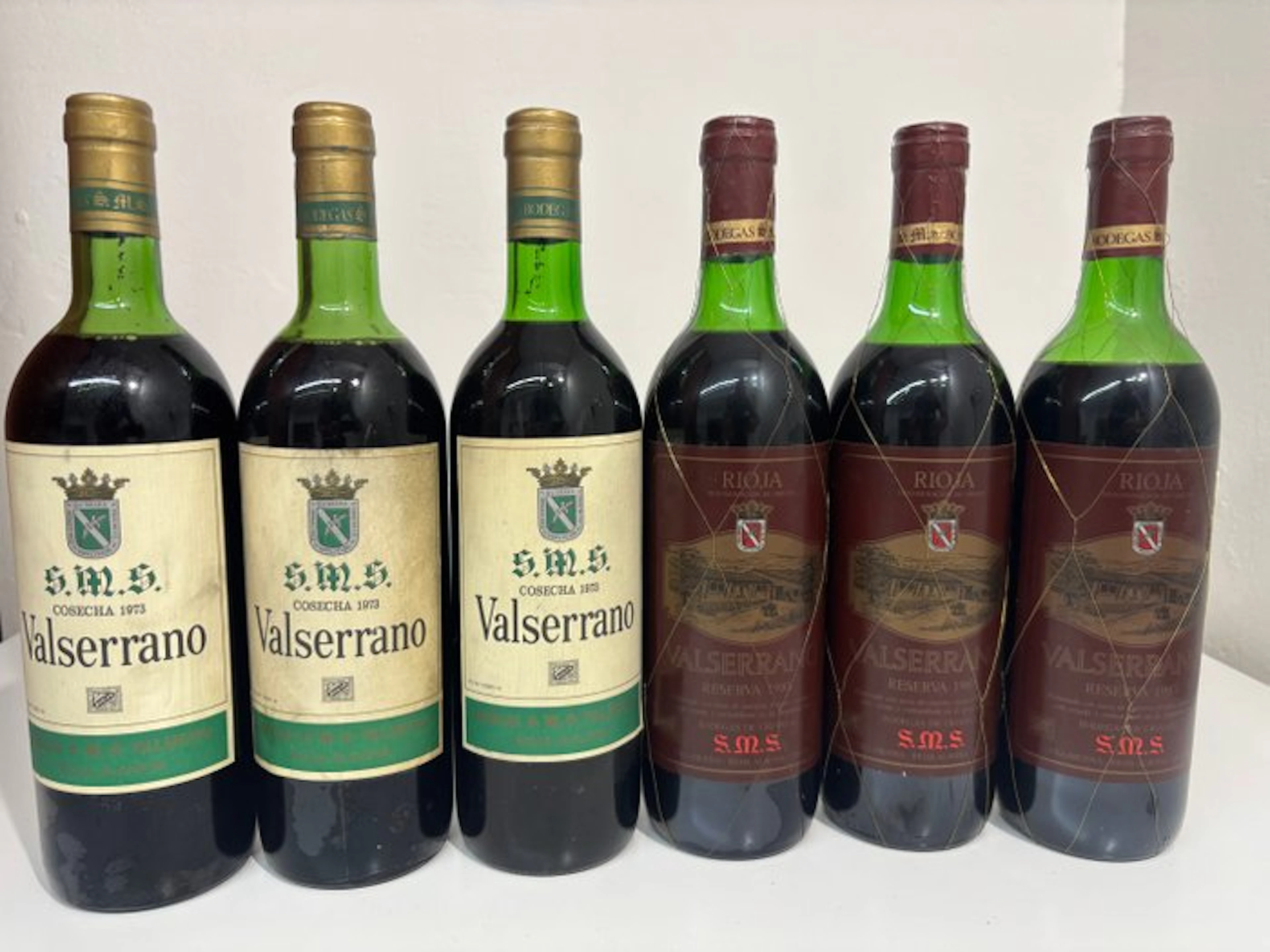 1973 (3x) & 1985 (x3) Viñedos de la Marquesa