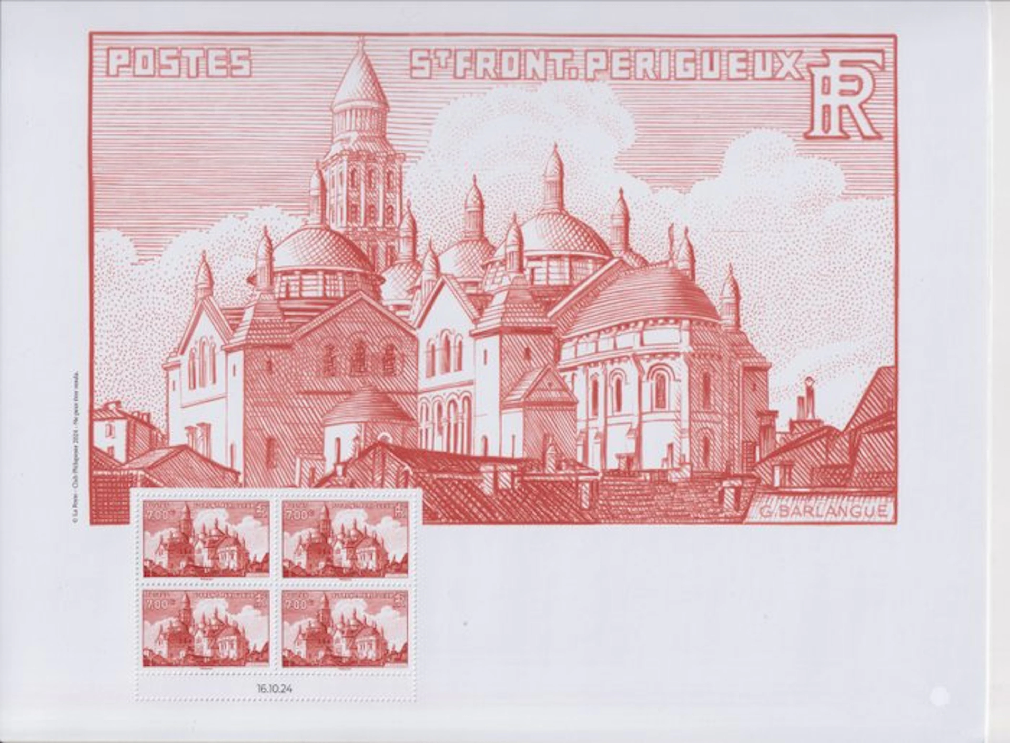 France 2024 - Poster "Périgueux-Saint Front"