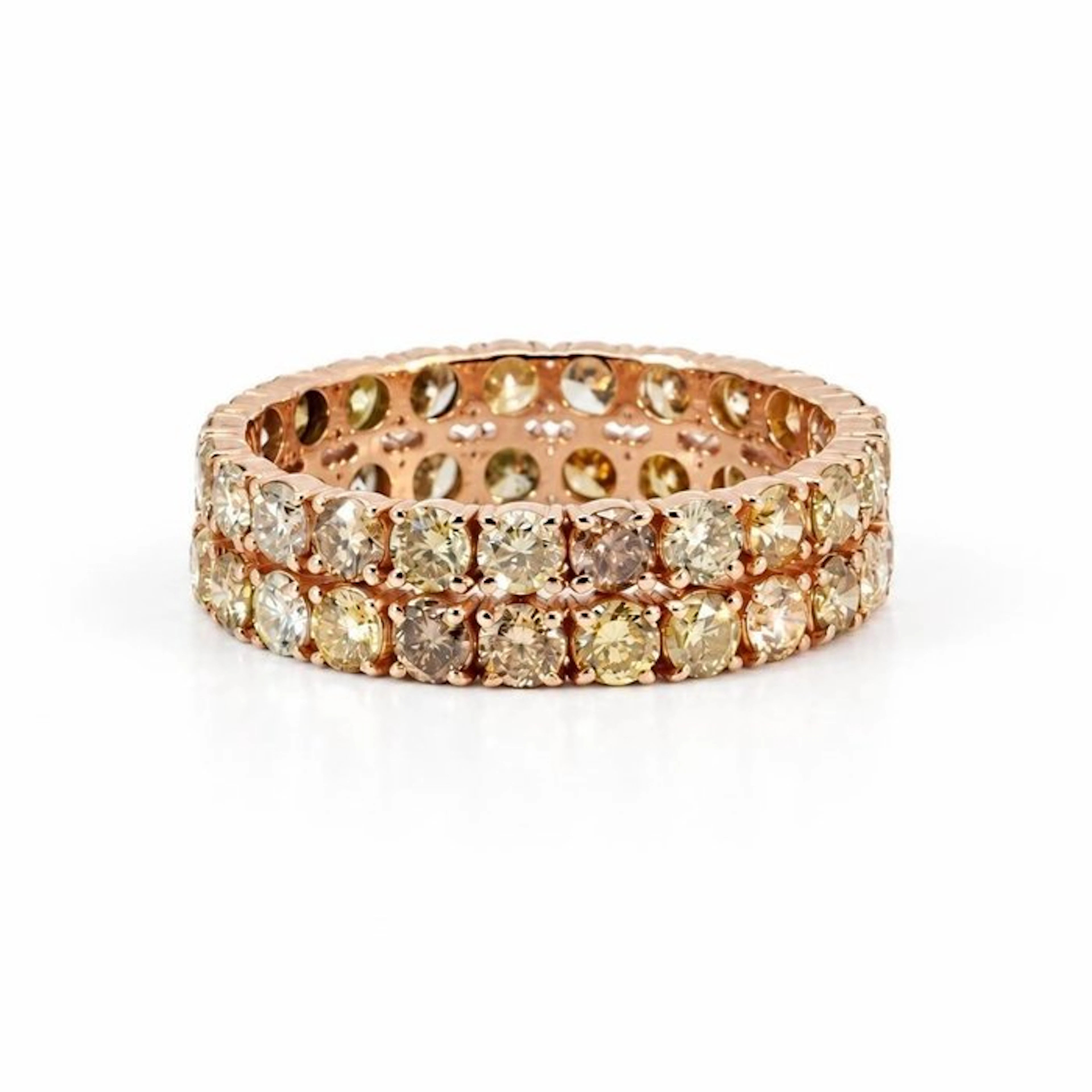 No reserve price - Ring pink gold - 2.53ct
