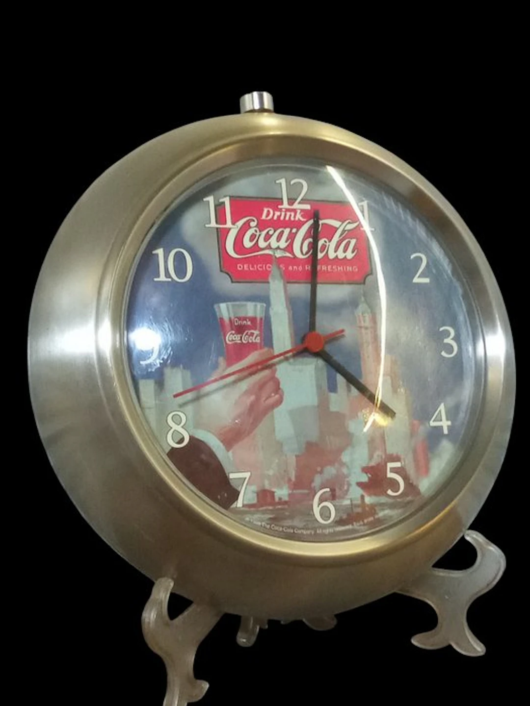Wall clock - coca cola - Metal - 1990-2000 - Official timepiece