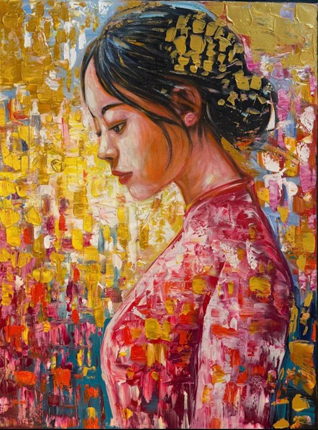 Nguyễn V.L (1993) - Douceur d'automne ↑80 →60 cm ✦ Vendu sans prix de réserve ✓