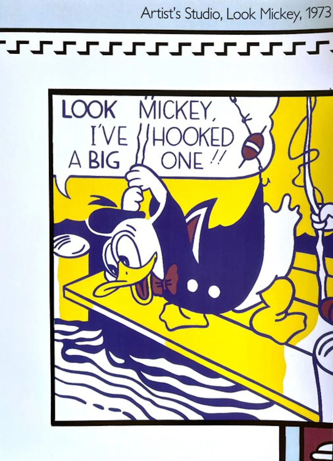 Roy Lichtenstein - Electa Firenze - Artist's Studio, Look Mickey - 1970s