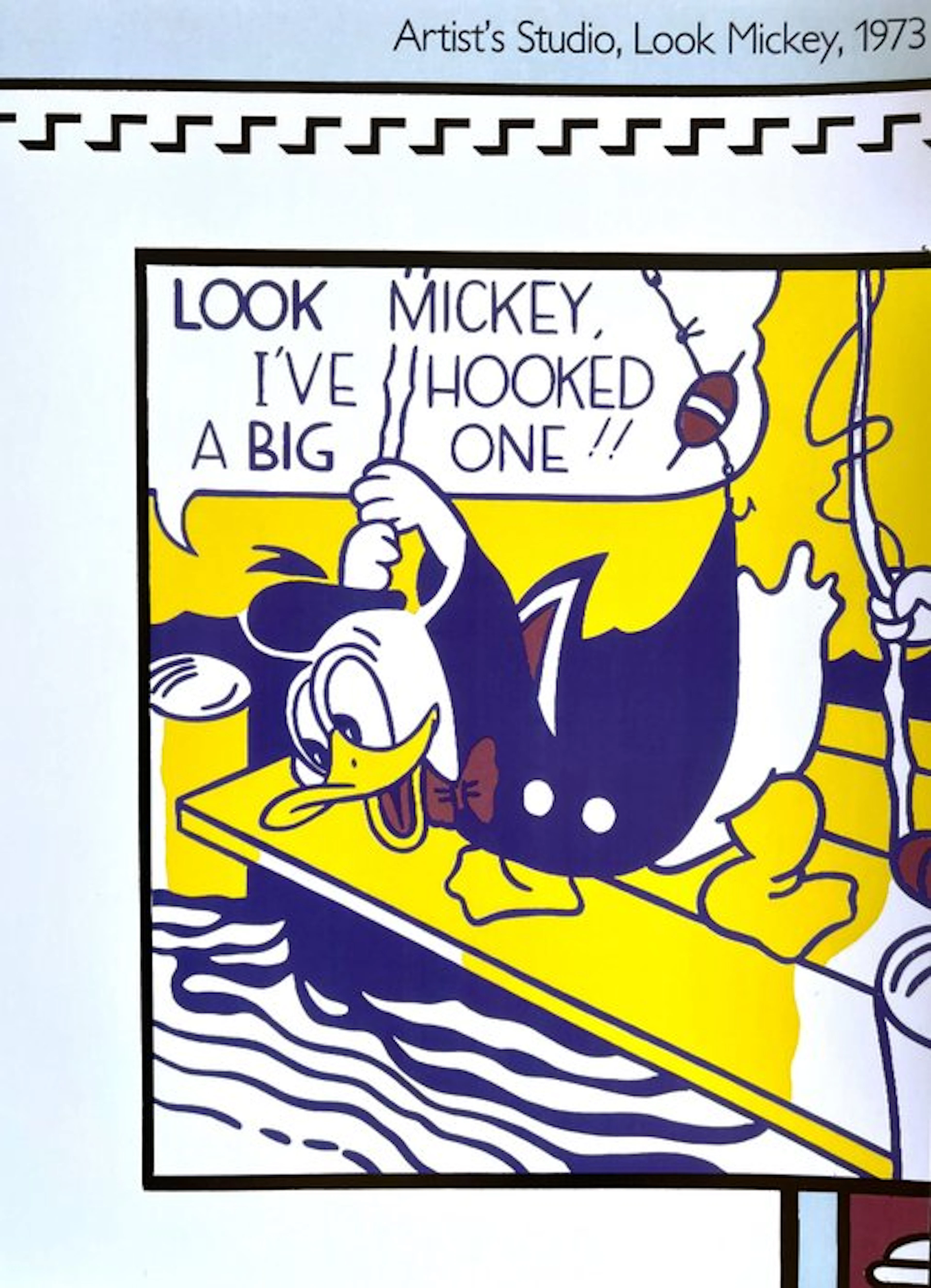 Roy Lichtenstein - Electa Firenze - Artist's Studio, Look Mickey - 1970s