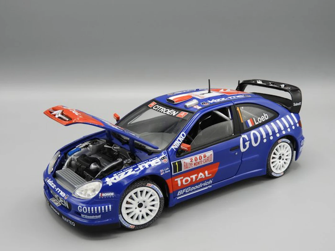 Solido 1:18 - Model car - CITROËN XSARA WRC - #1 Driver LOEB - Sponsor GO