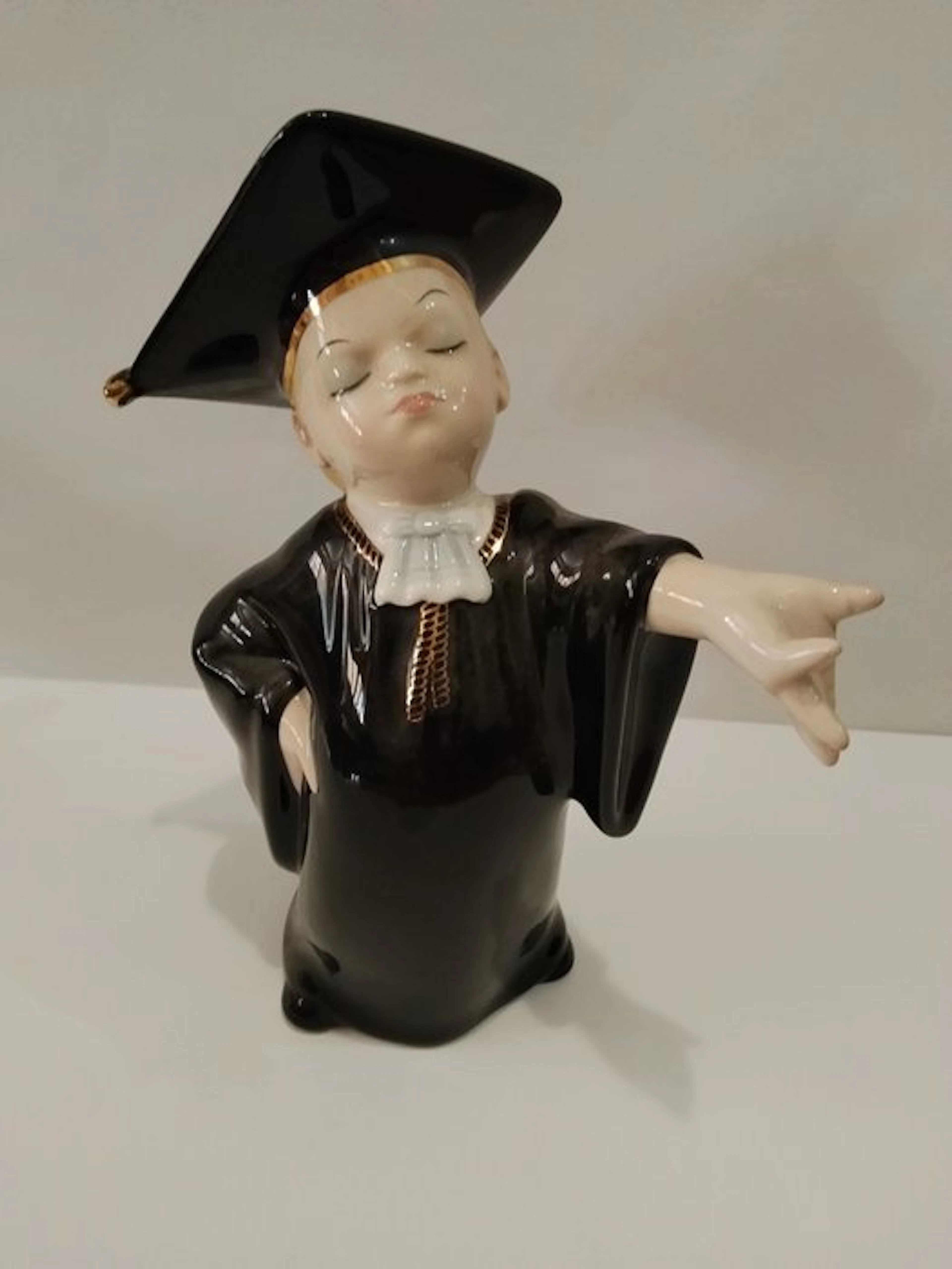 Lenci - Masini Mario - Sculpture, Avvocatino - 26 cm - Ceramic - 1930