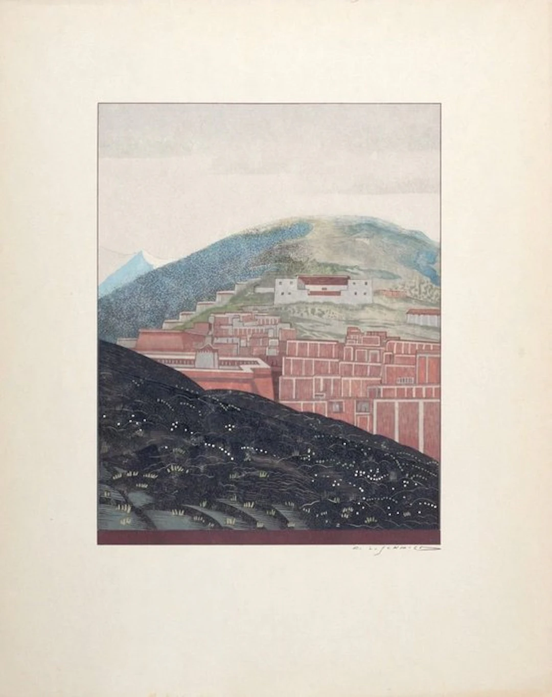 François-Louis Schmied (1873-1941) - Paysage #1