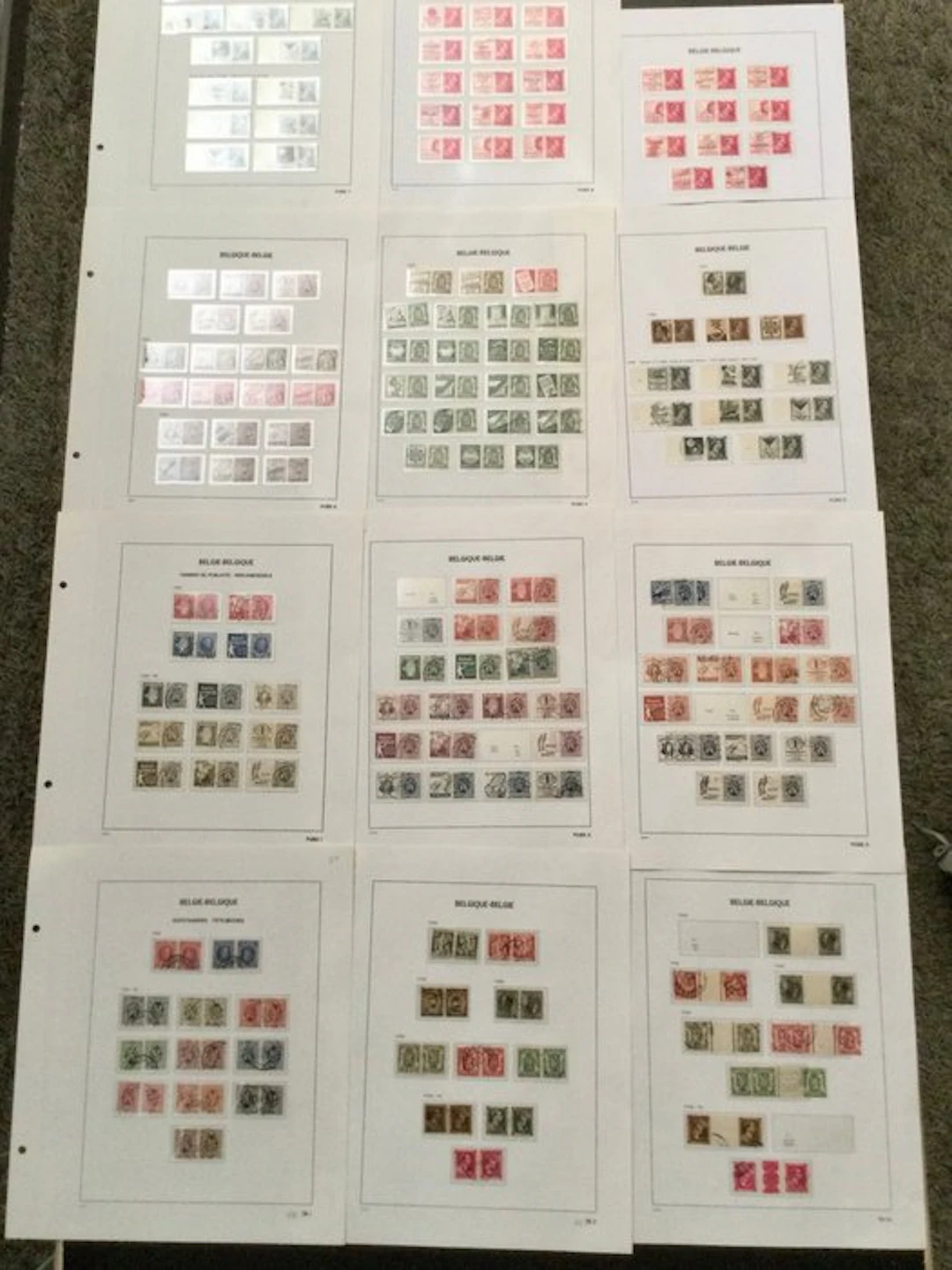 Belgium 1922/1941 - Advanced collection of obliterated...