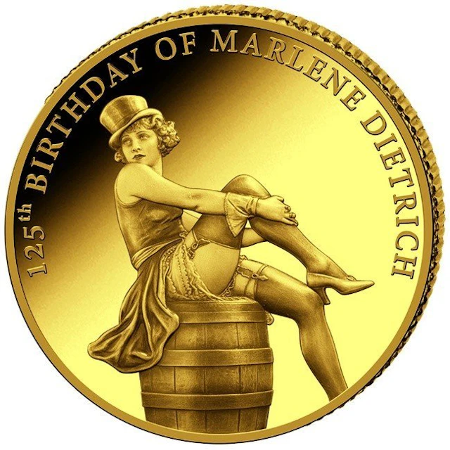 0,5 Gramm - Gold .999 - 2026 Marlene Dietrich 125