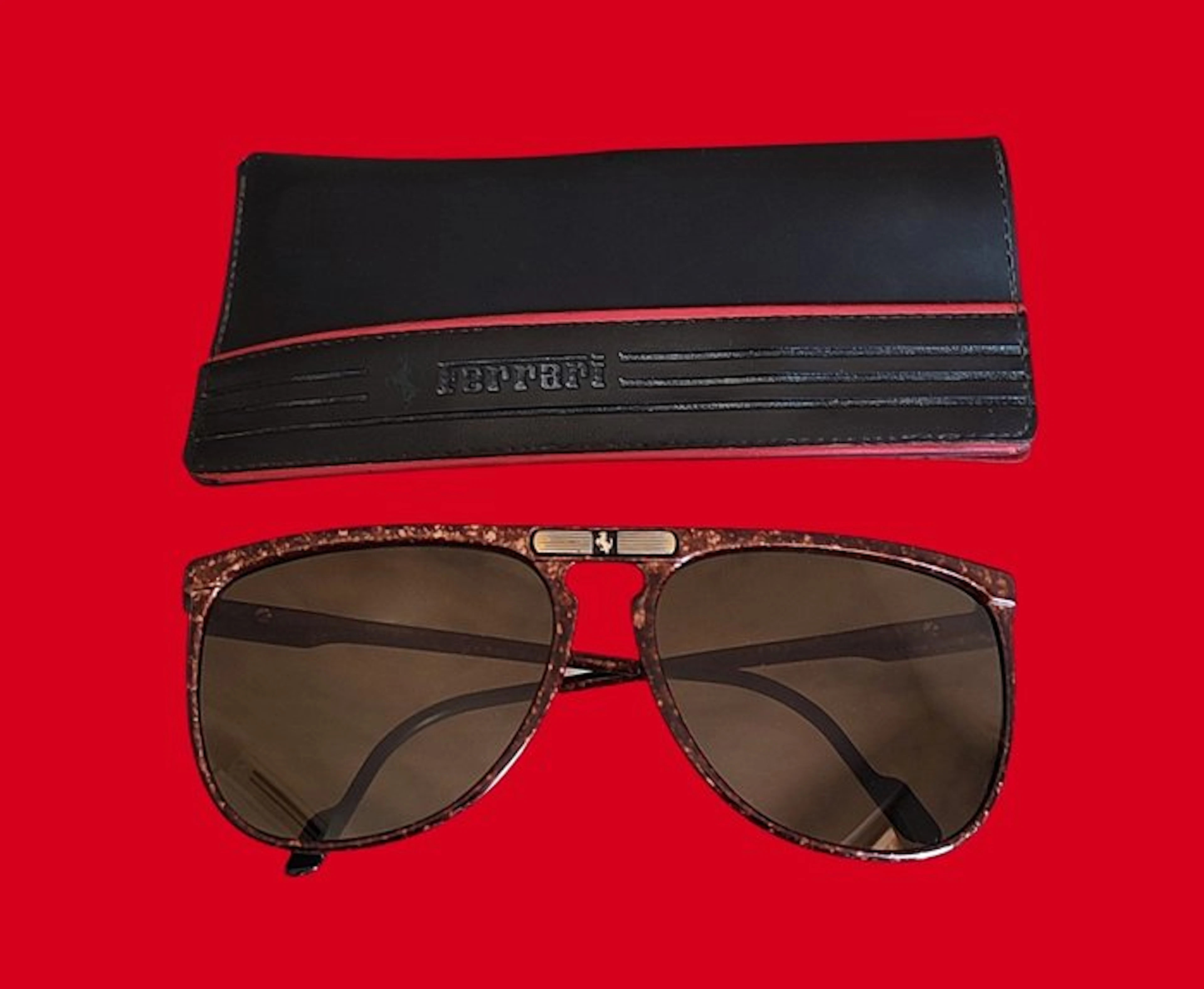 Ferrari carbon F33 S - Aviator - Lunettes de soleil - Année 80