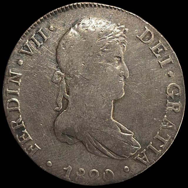 Spain. Fernando VII. 8 Reales 1820. Lima. JP. (No reserve price)