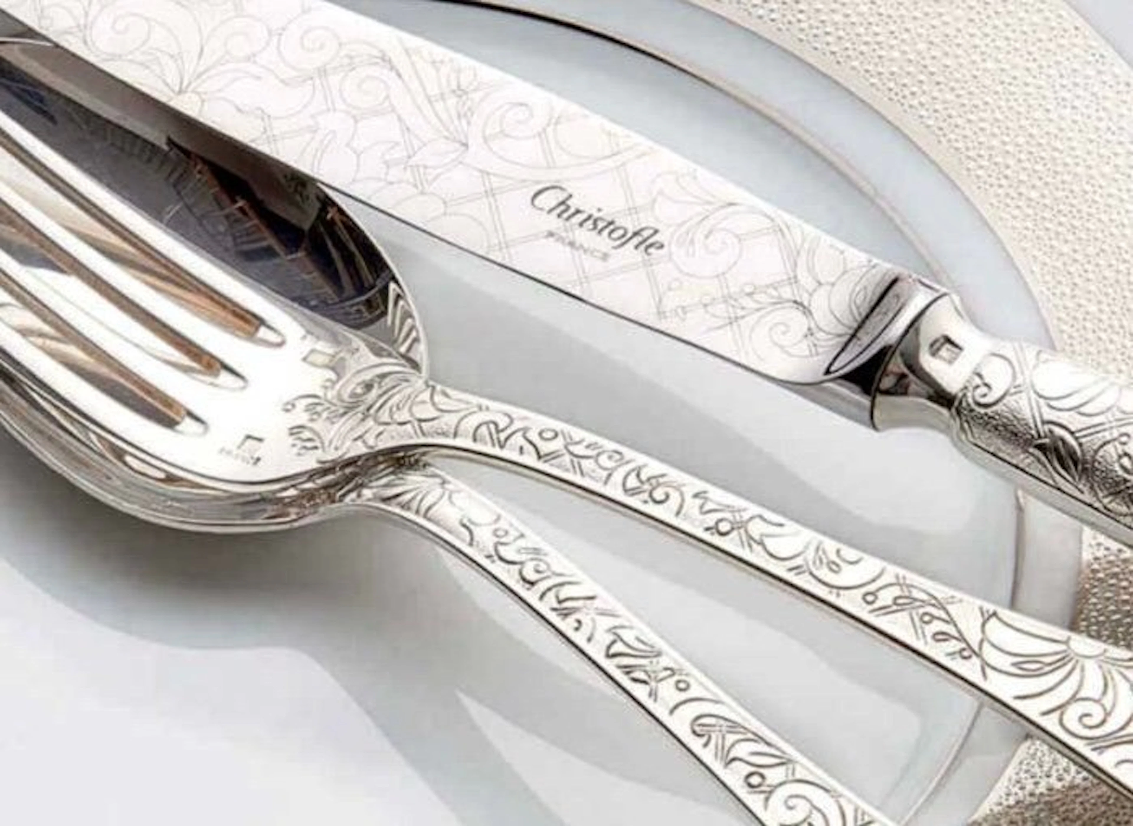 Christofle - Marcel Wanders - Cutlery set (24) - Garden of Eden - Silver