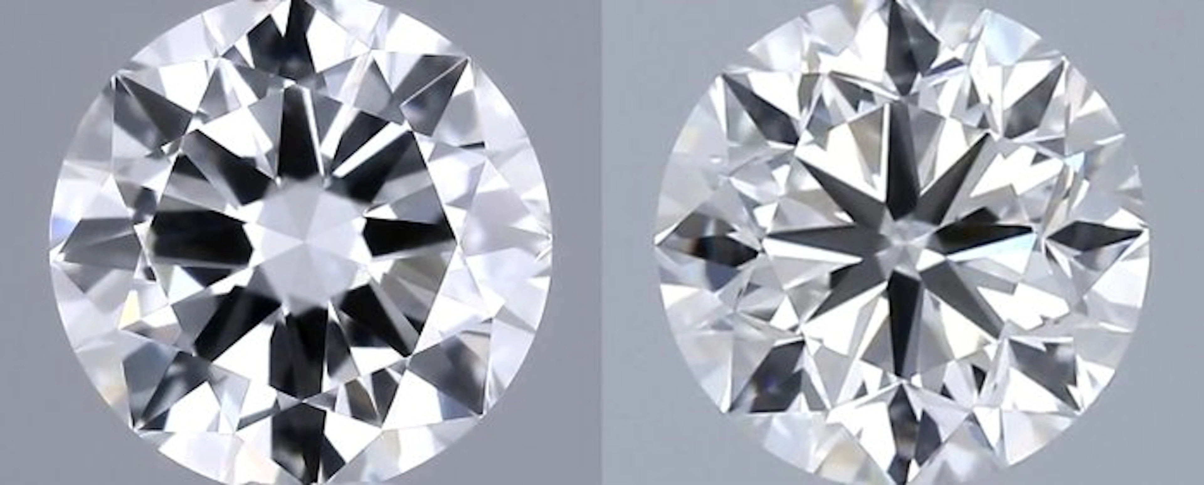 No reserve price - 2 pcs Diamond (Natural) - 1.20 ct...
