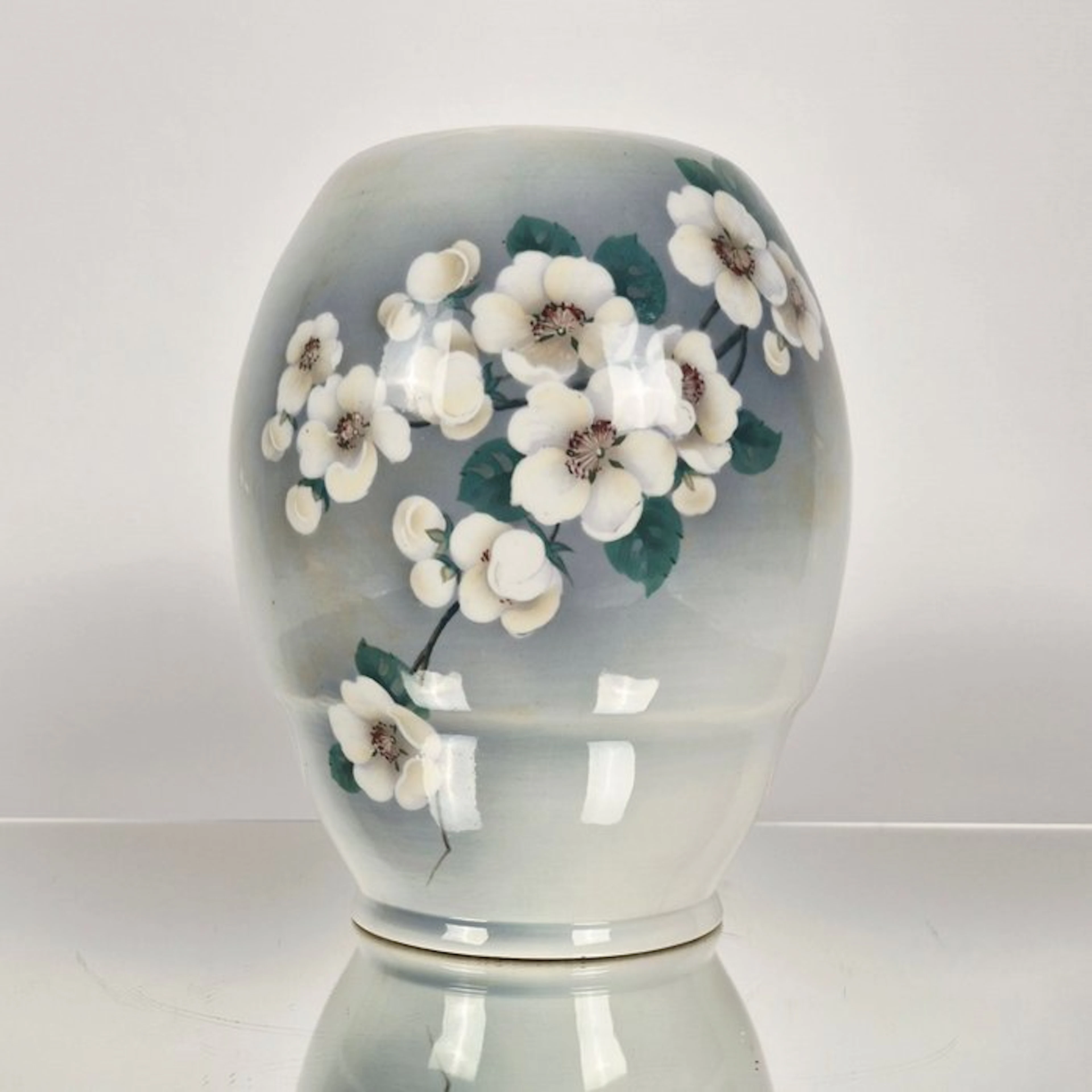 Eichwald Pottery - Vase - 1453.4 - 1900/809 - 3 - Porcelain - Apple blossom