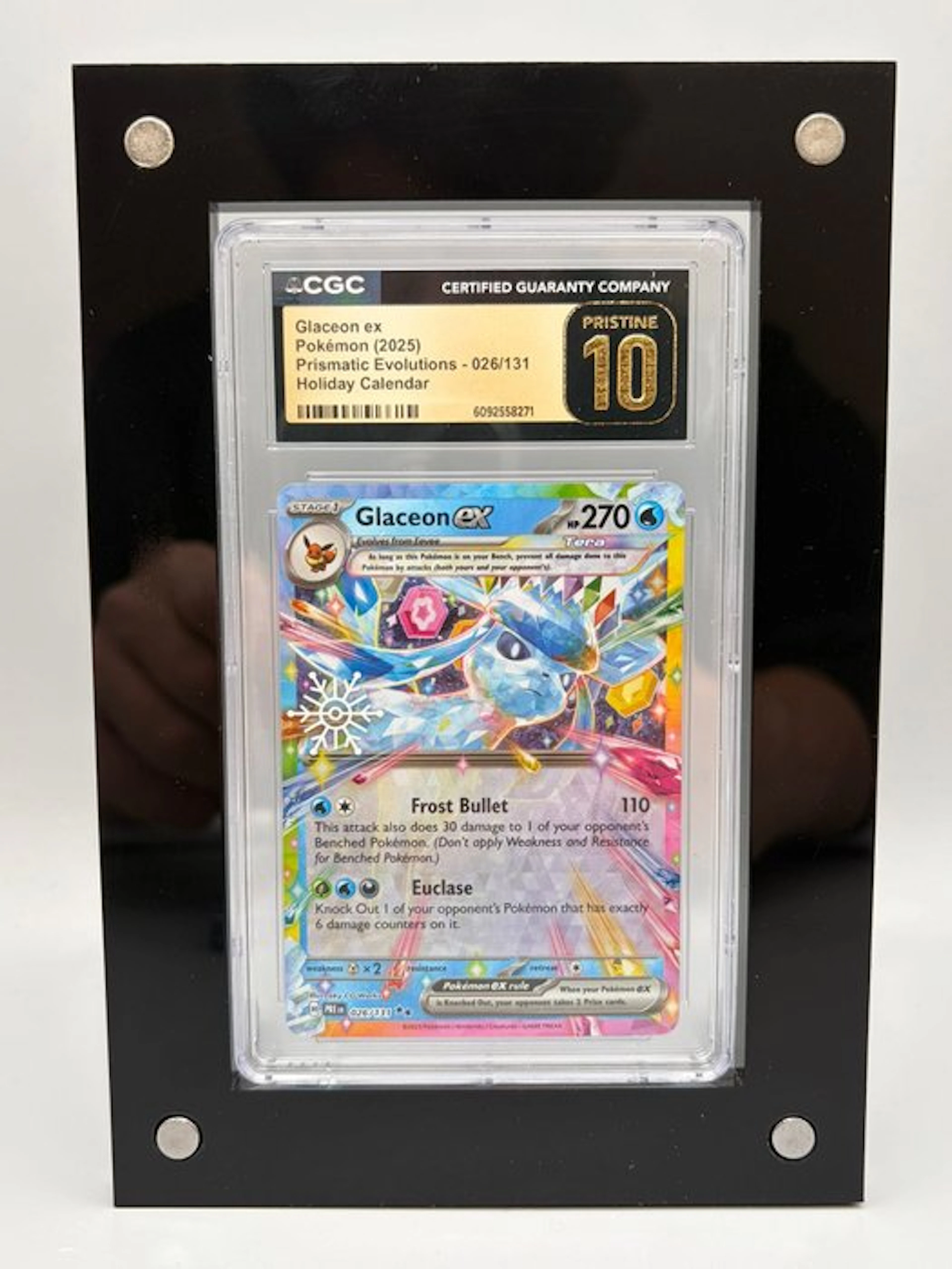 Pokémon Graded card - Glaceon ex - CGC Pristine 10...