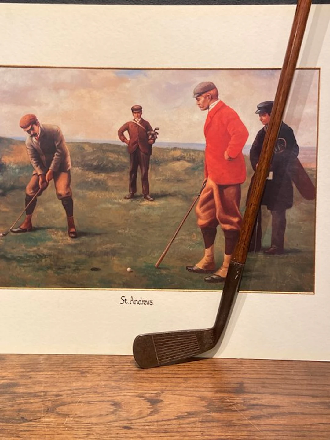 1925 - Antique golf club - Putter - Hickory wood -Bend Neck putter