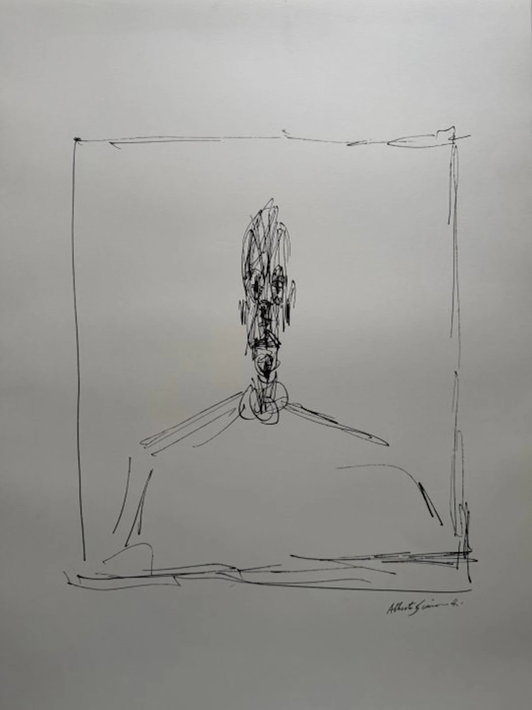 Alberto Giacometti (1901-1966) - Le buste à la fenêtre