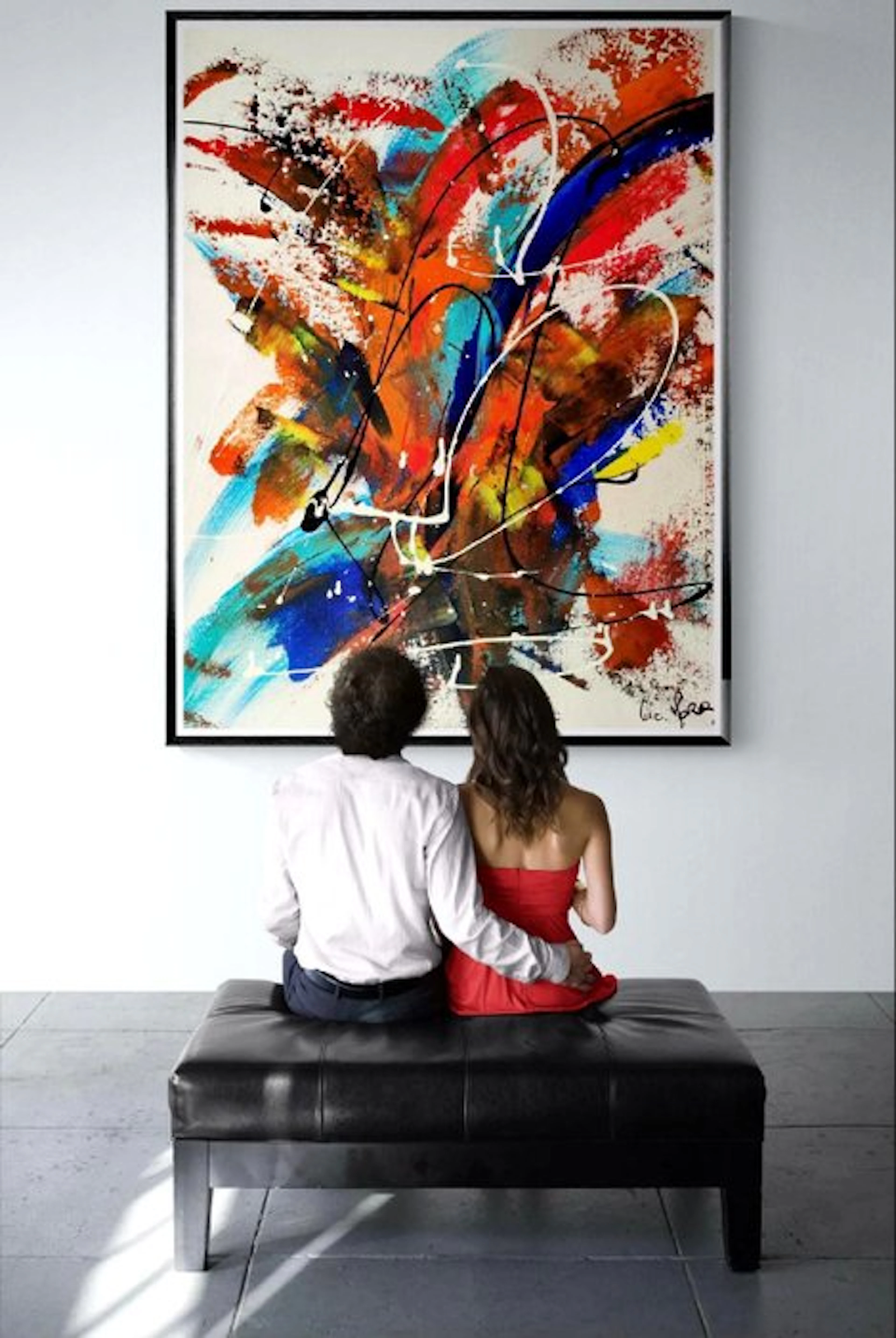 Luc Mora - Charme bleu - XL - No reserve price