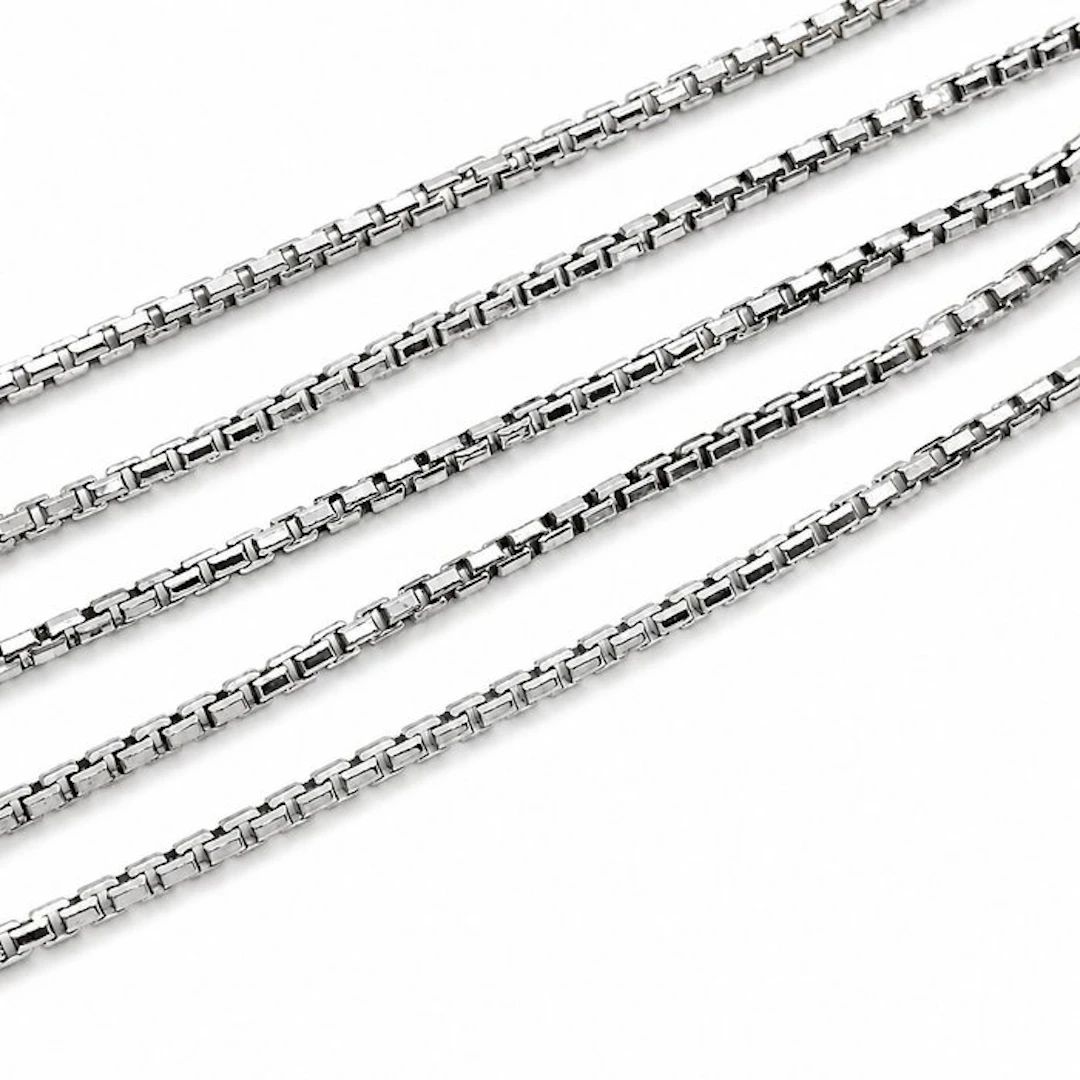 Necklace - 18 kt. White gold - Made in Italy - Handmade
