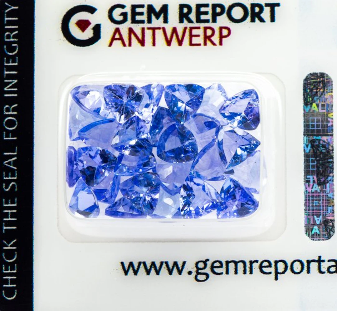 No reserve price - 26 pcs Tanzanite - 9.81 ct - Gem...