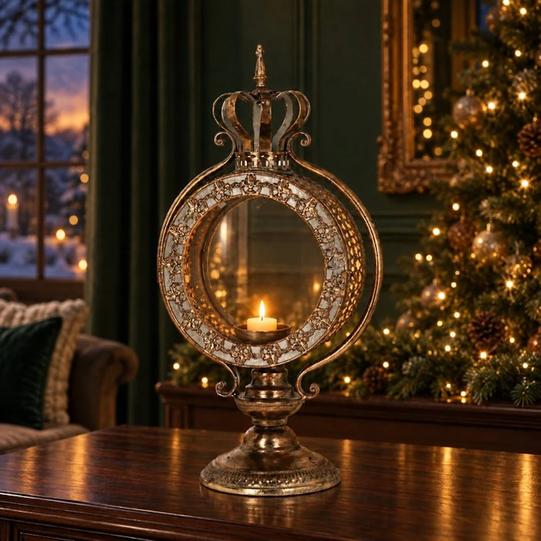 Lantern - Glass, Metal