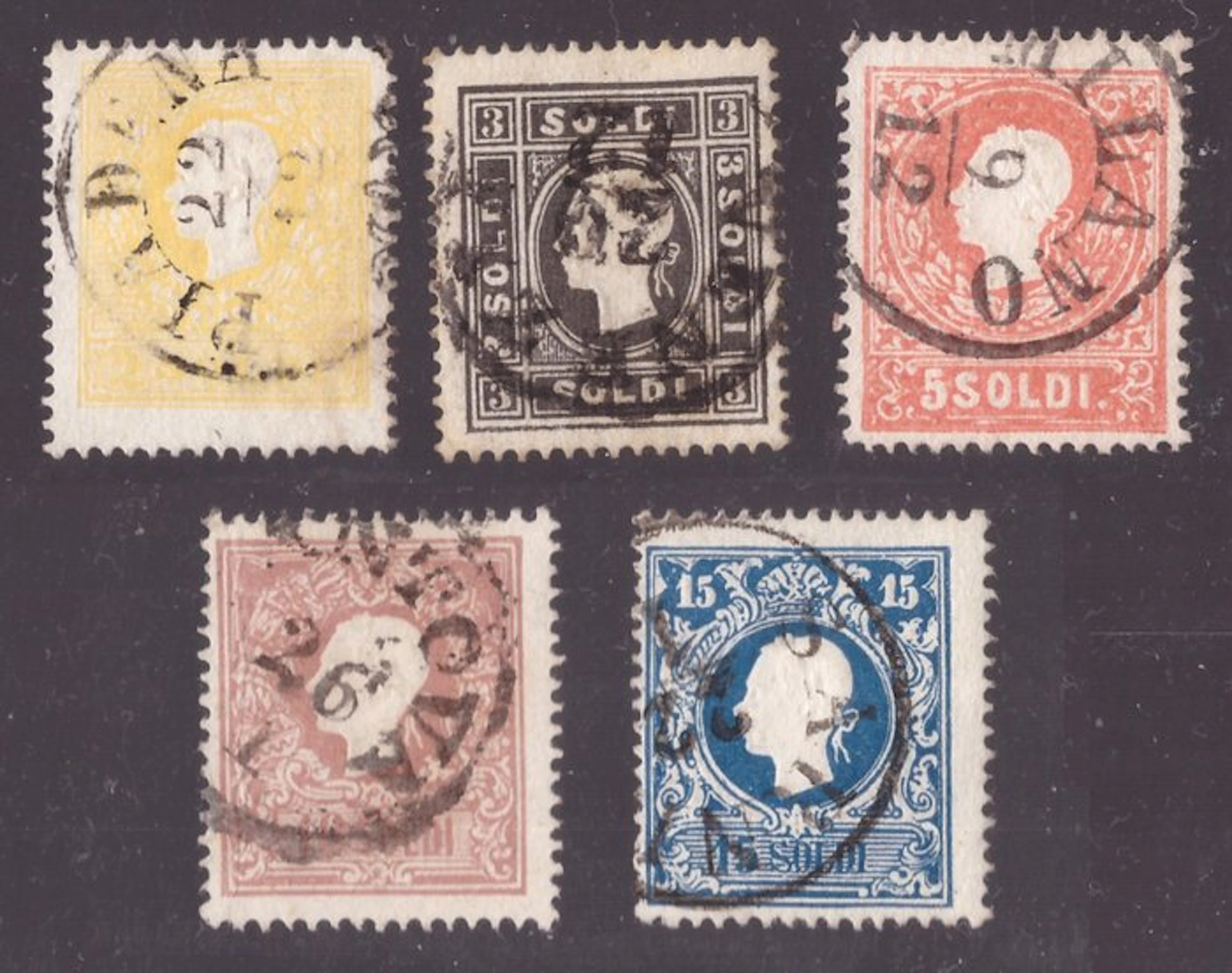 Italian Ancient States - Lombardo Veneto 1858 - first...