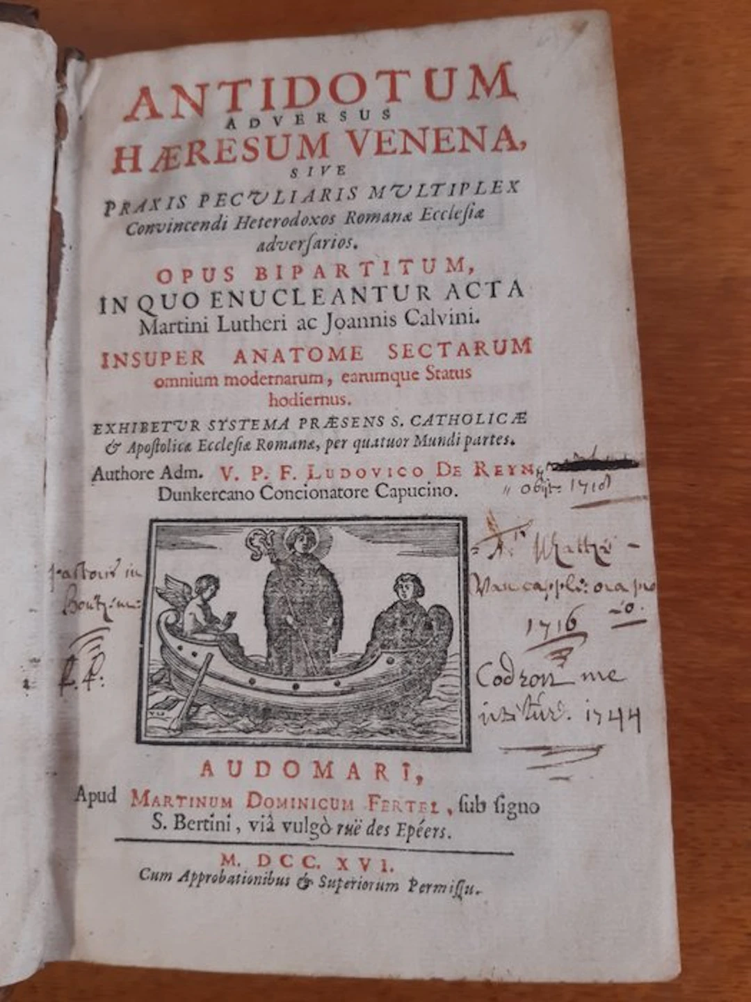 Ludovicus de Reyna - Antidotum Adversus Hæresum Venena