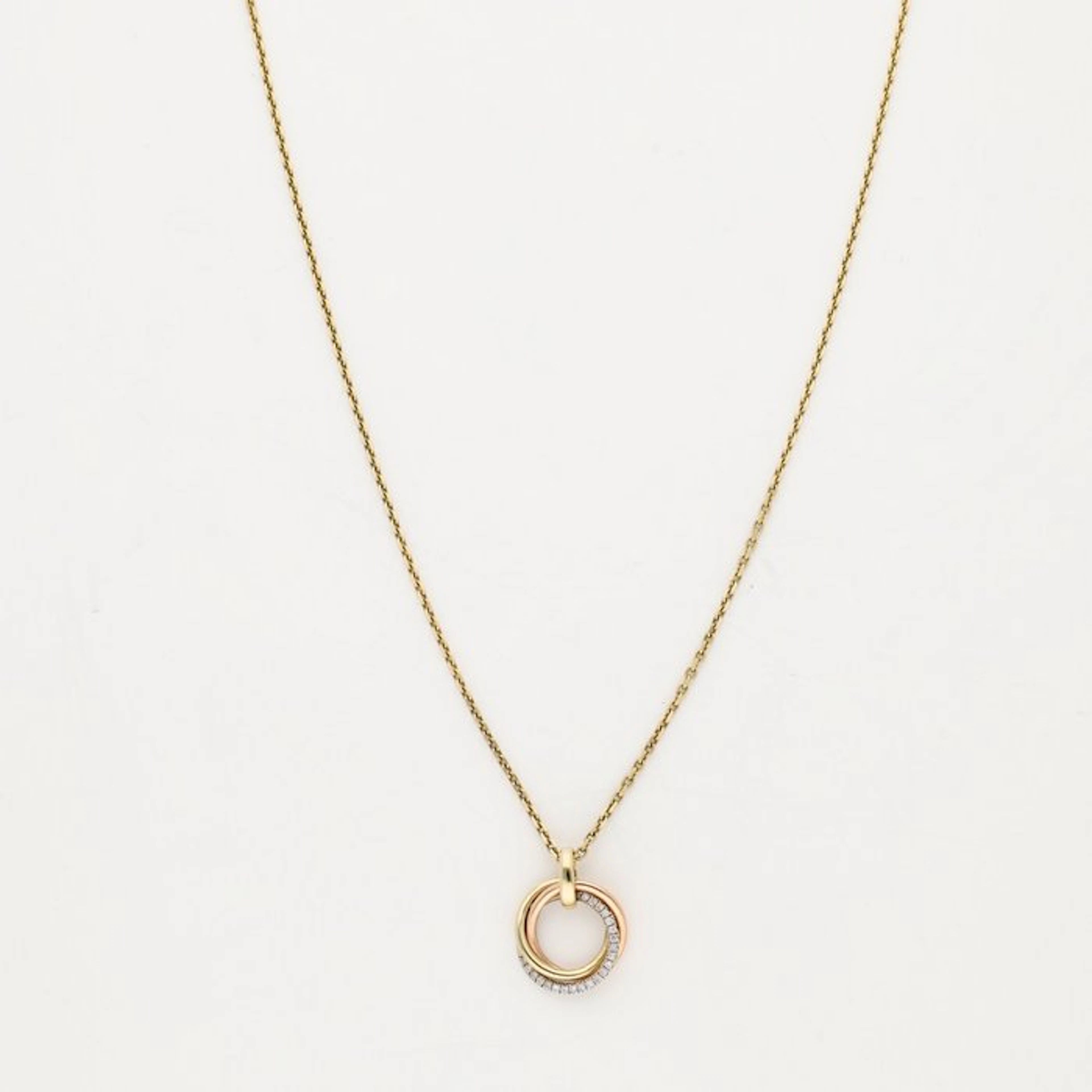 Necklace with pendant - 14 kt