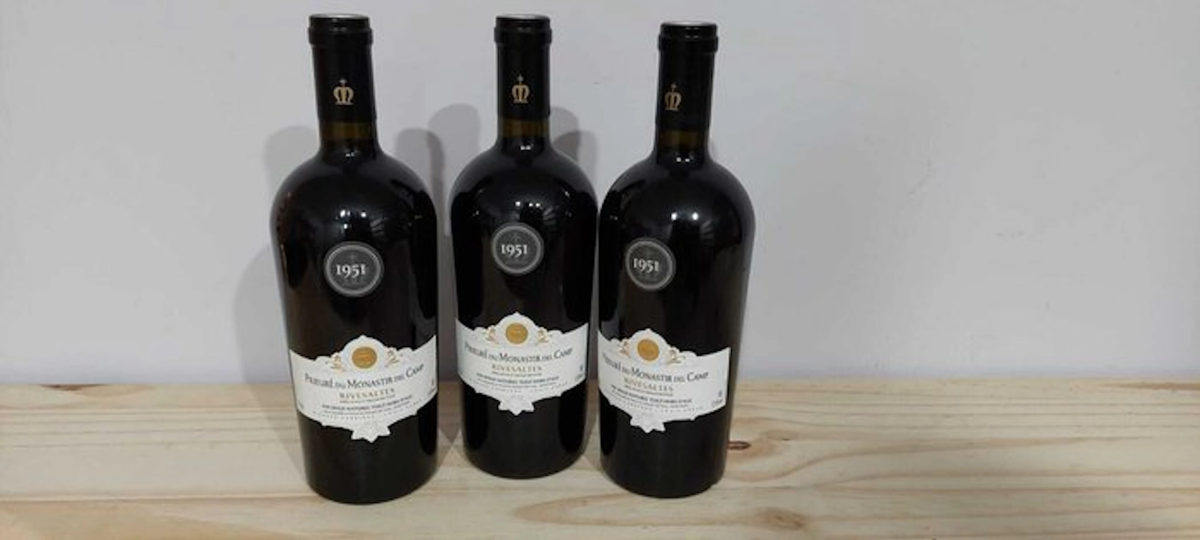 1951 Prieuré du Monastir del Camp - Rivesaltes - 3 Bottles (0.75L)