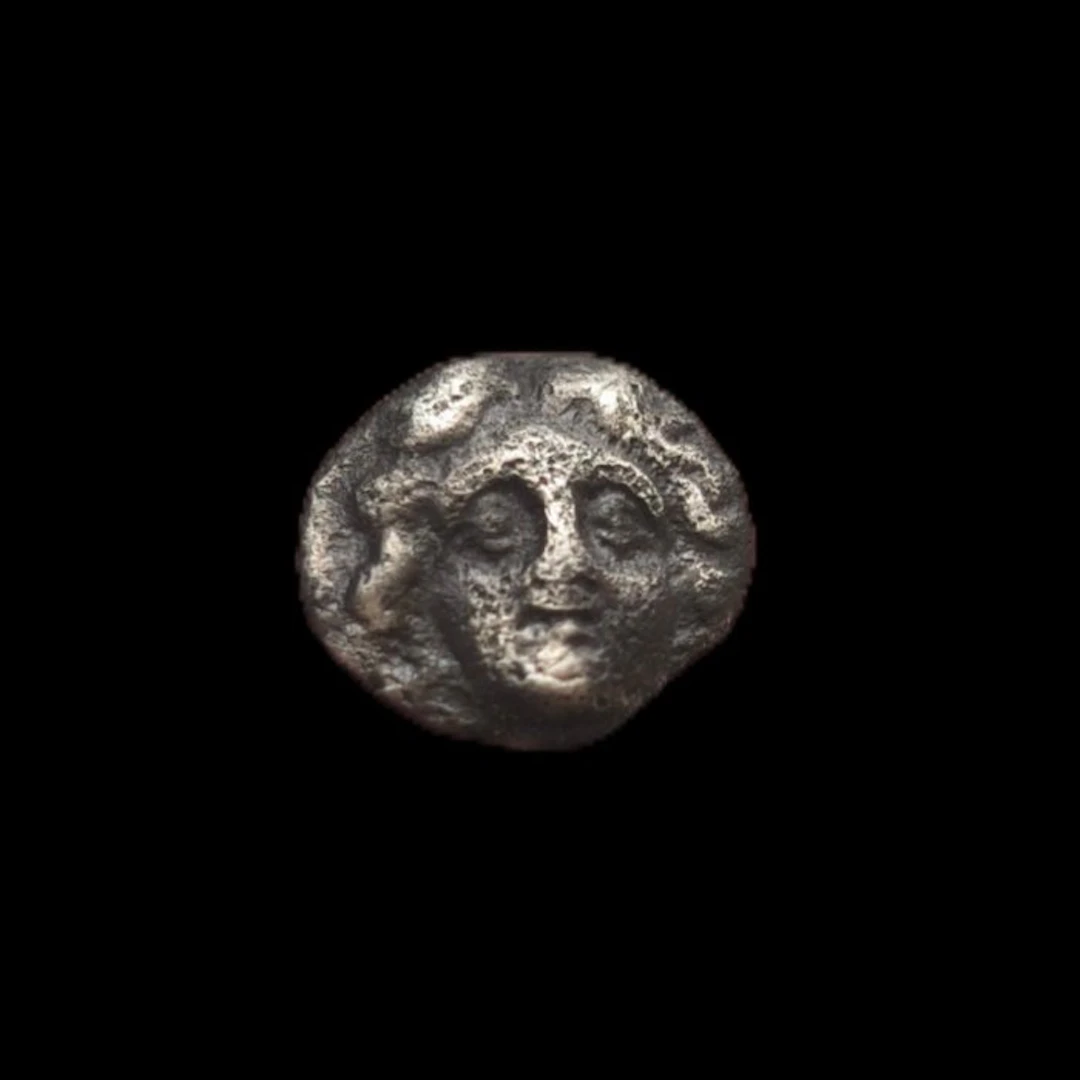 Pisidia, Selge Silver Obol 4th Century BC Gorgoneion / Athena (No