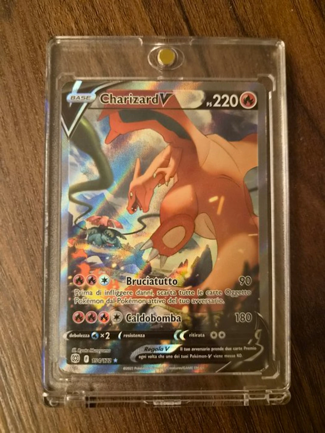 Pokémon - 1 Card - Charizard 154/172 Foil, Full art - Sword & Shield