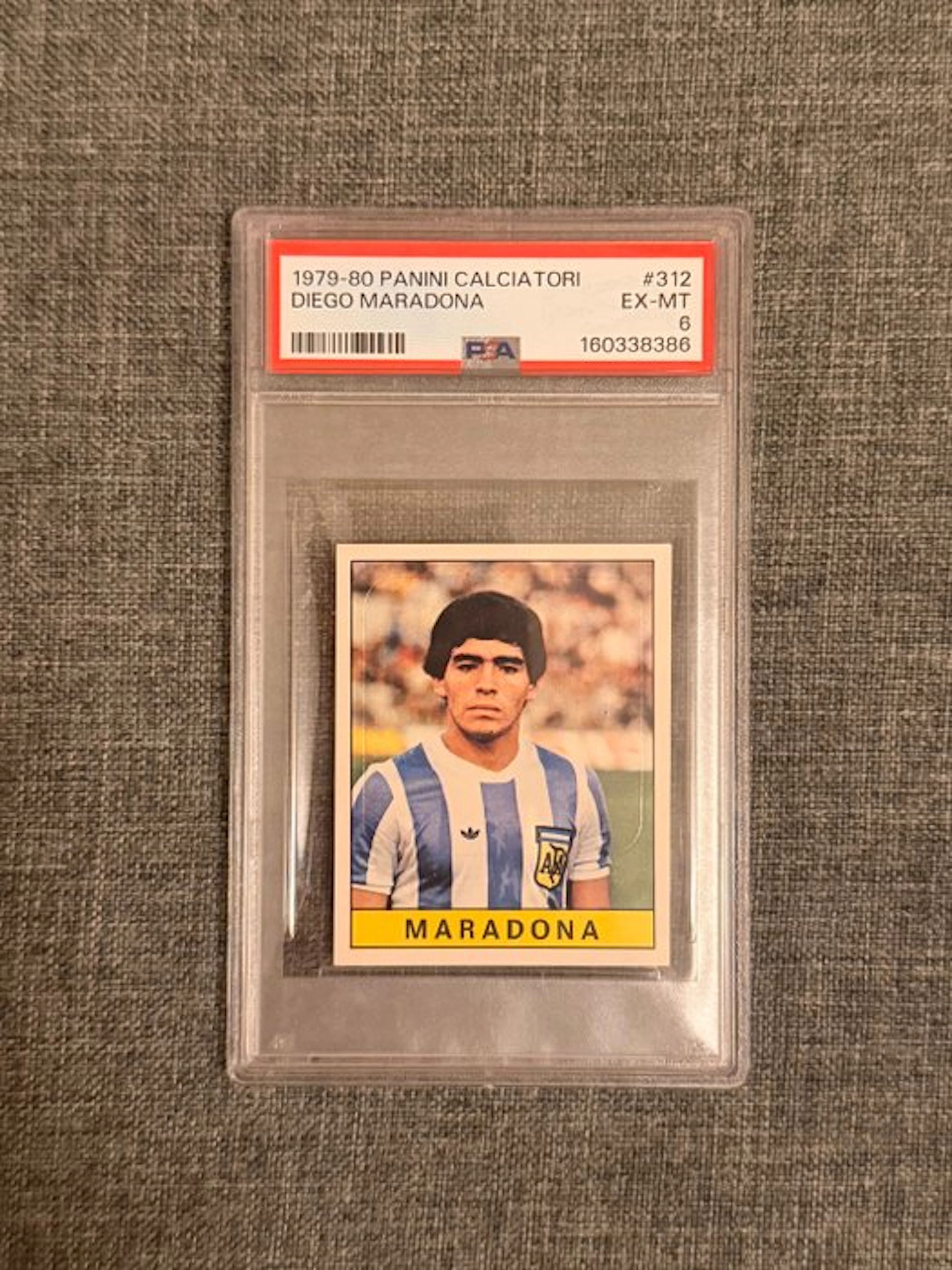 Panini - Calciatori 1979/80 - Rookie Maradona Graded card - PSA 6
