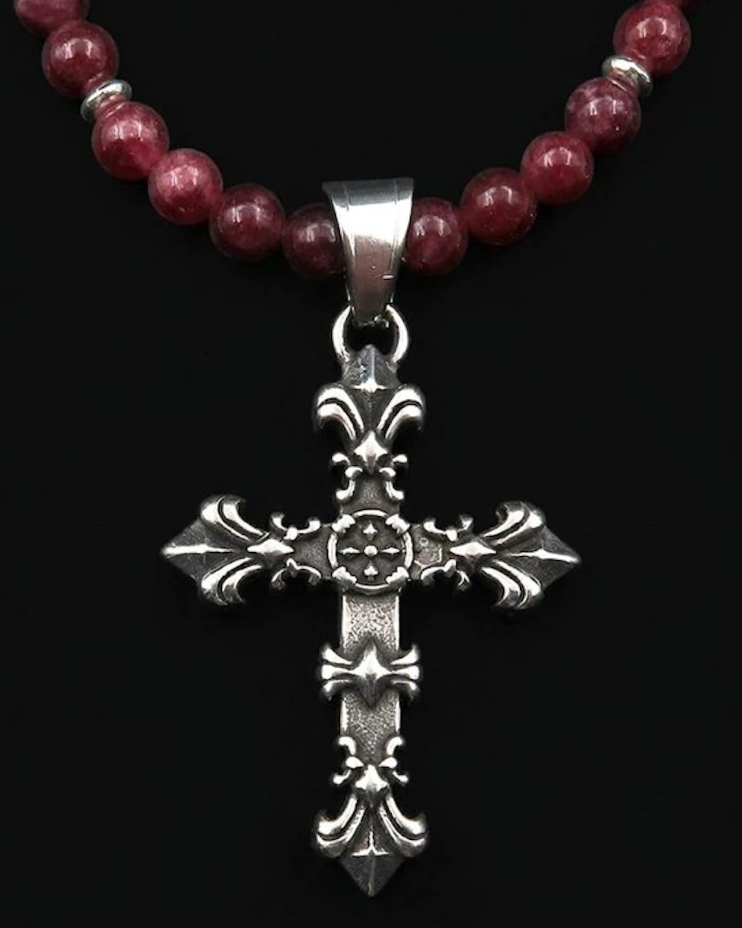 Royal Heraldic Cross – Garnet – Dignity and Spiritual...