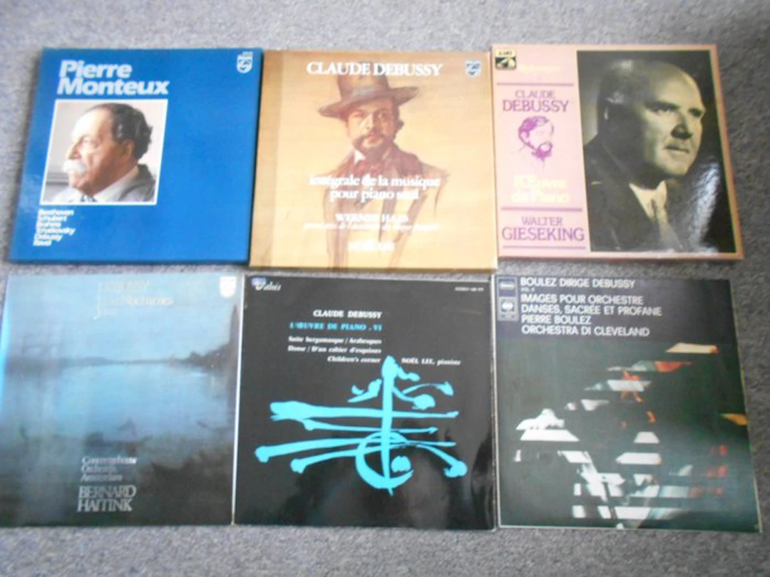 Claude Debussy - 6 x albums (inc 3 box sets) : Haas