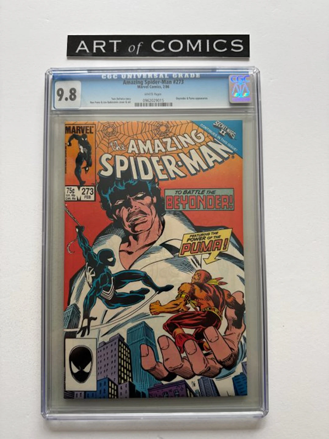 The Amazing Spider-Man #273 - Beyonder & Puma Appearance...