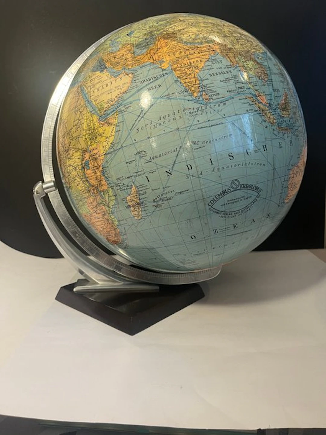 Terrestrial table globe - w. kaden - Paul Oestergard - 1940-1950