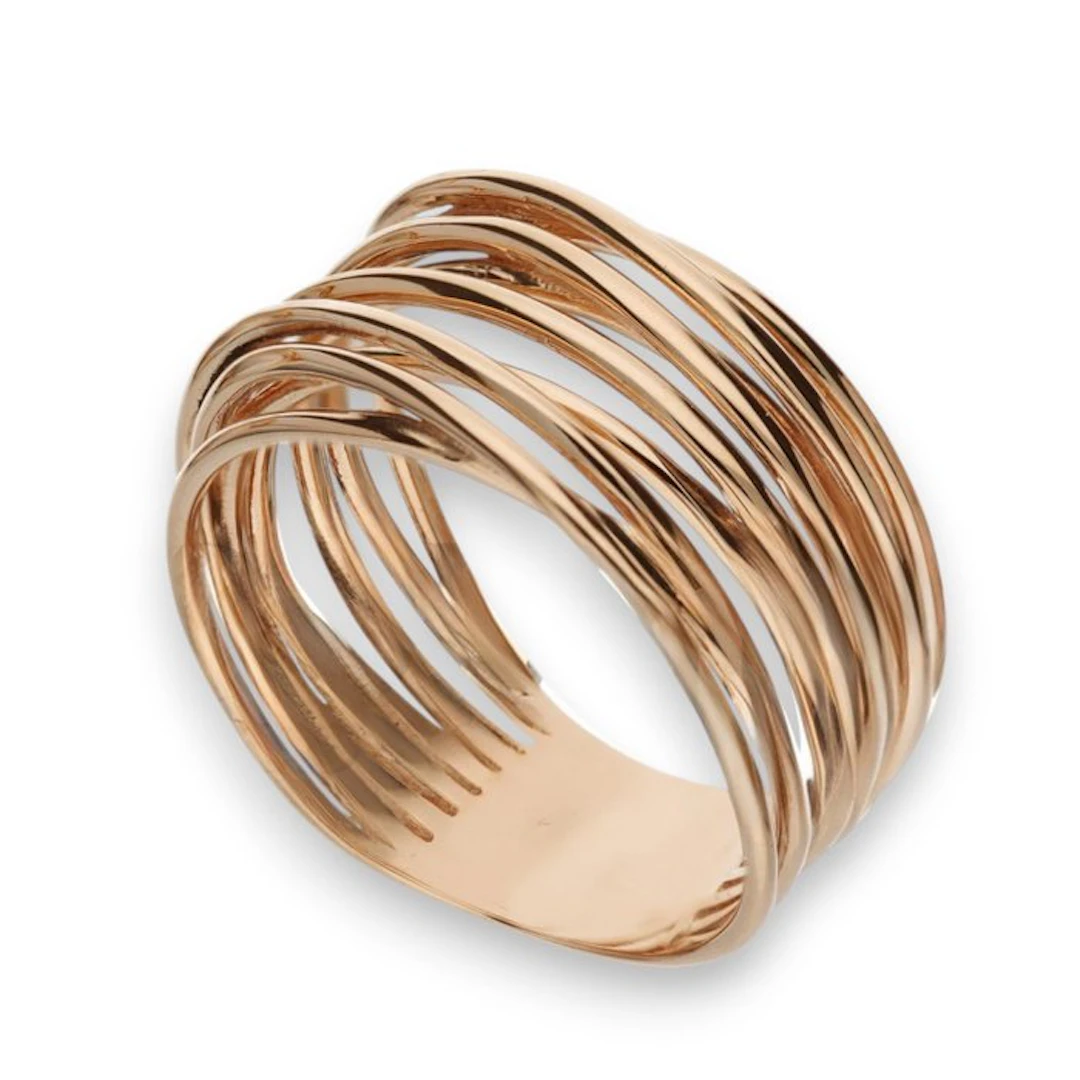Ring - 18 kt. Rose gold - Ring 18k, 5.7 g