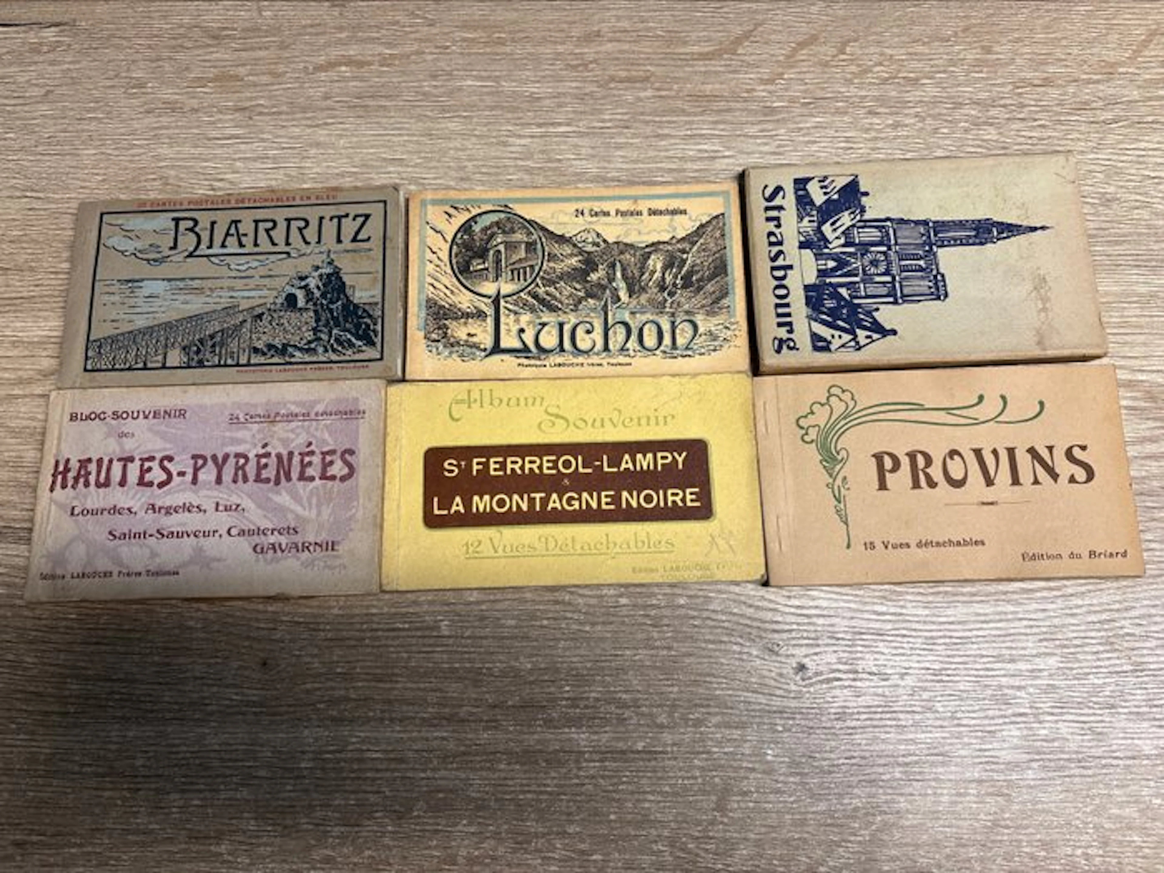 France - Various postcard booklets - Postcard (95) - 1900-1960