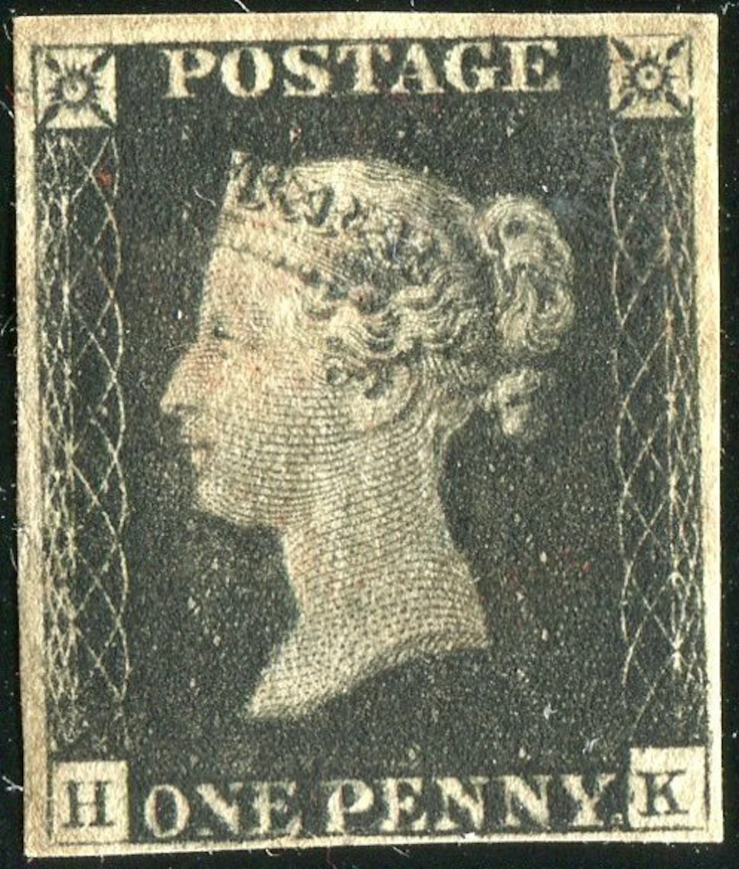 Great Britain 1840 - Queen Victoria, First Issue, Penny Black - SG 2