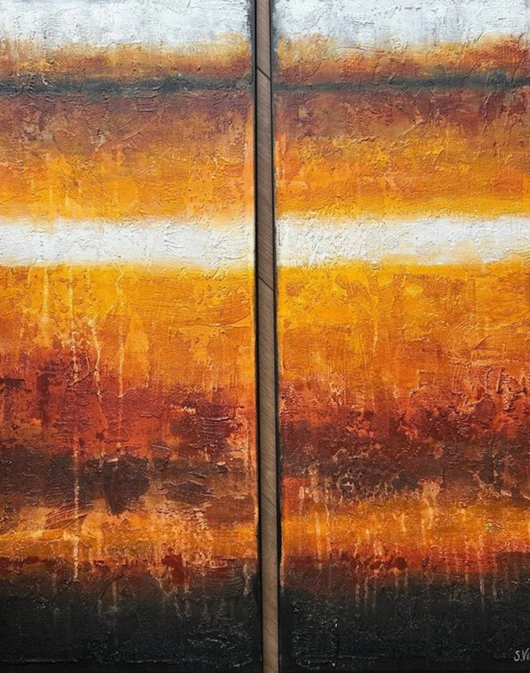 Suzanne Visser (1972) - Autumn - dyptich