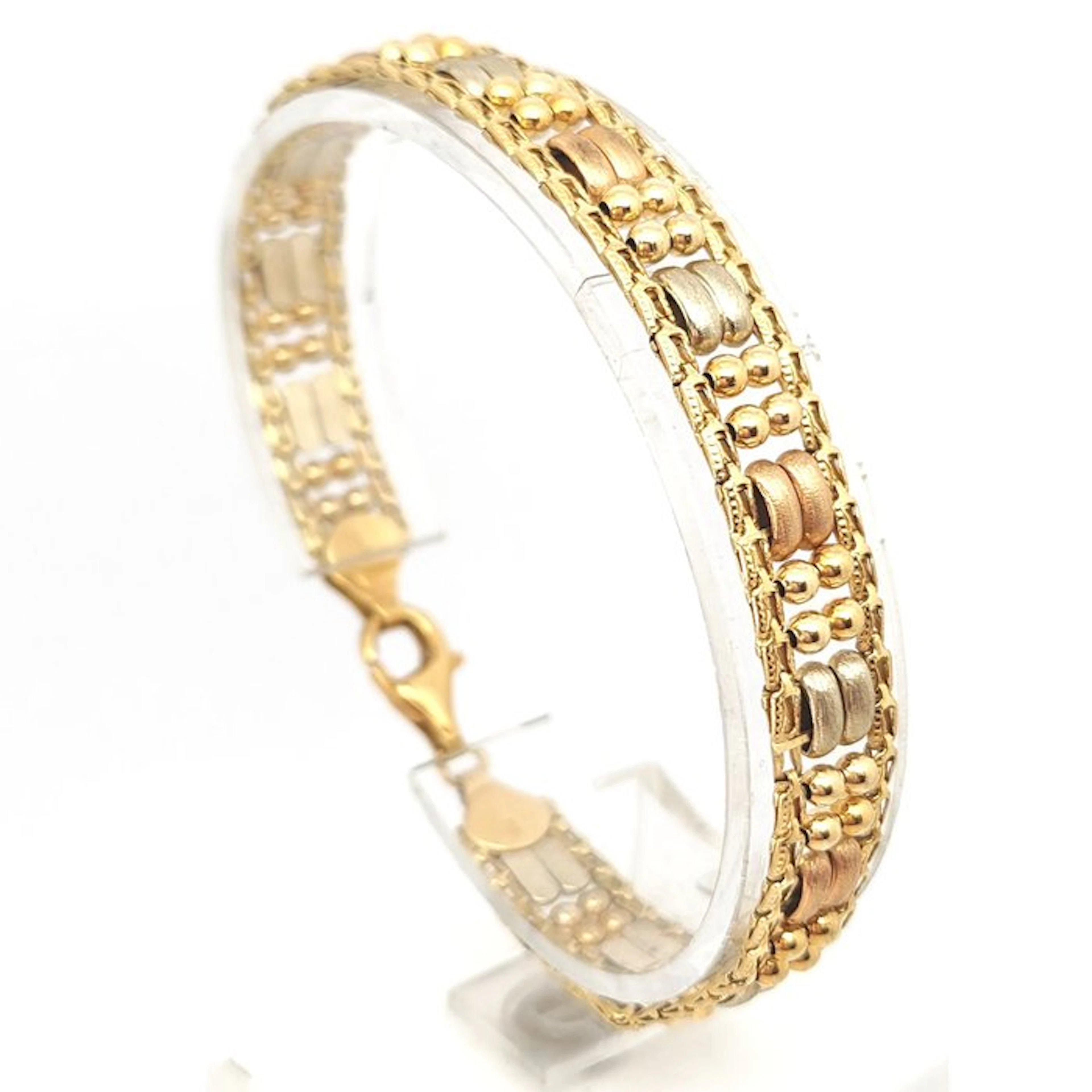 Bracelet - 18 kt. Yellow gold, White gold, Rose gold